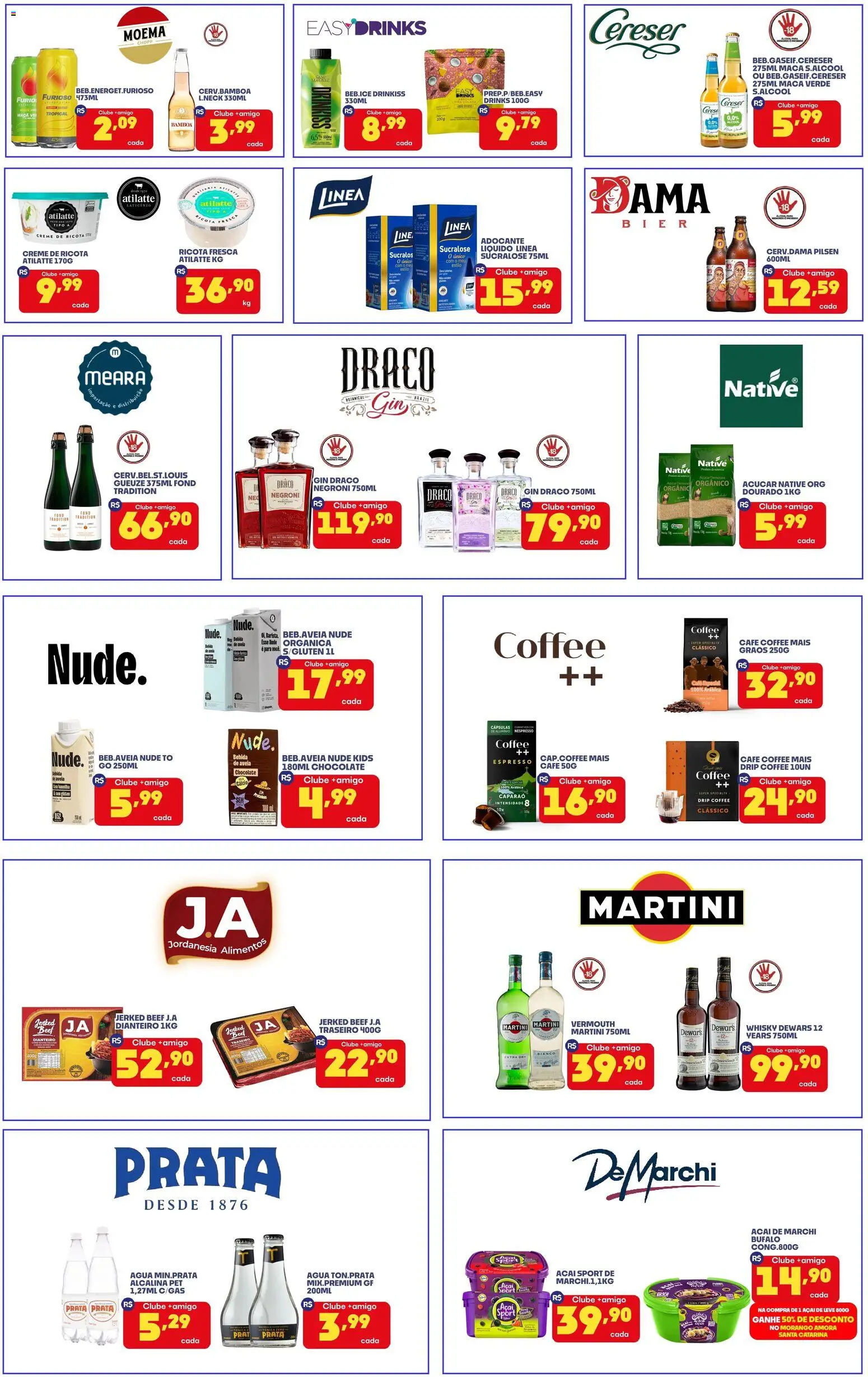 Boa Supermercados Folheto - válido de 22/09/2026 | Página: 8 | Produtos: Chocolate, Gin, Água, Açaí