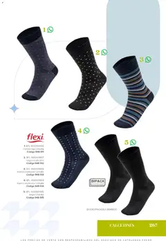 Vista previa de SC Pakar catálogo Ropa, nuevo folleto de la tienda, válido en México a partir del 31/07/2026 | Página: 267 | Productos: Calcetines