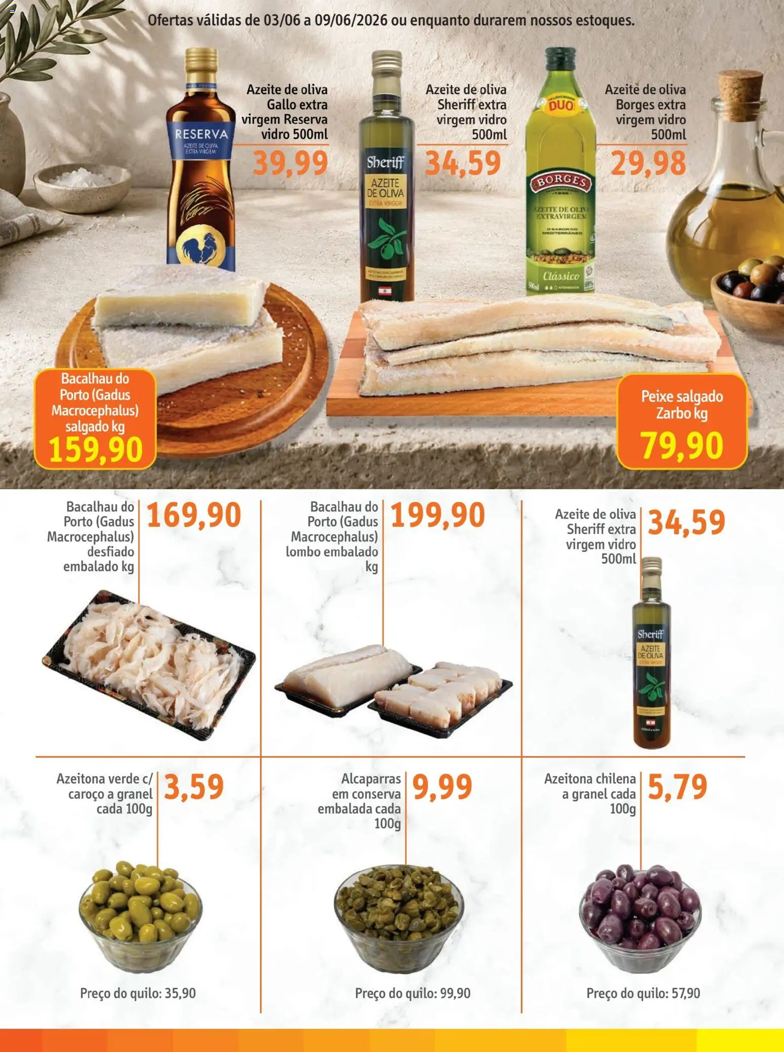 Sonda Folheto - válido de 03.06.2026 | Página: 7 | Produtos: Bacalhau, Lombo, Peixe, Azeite