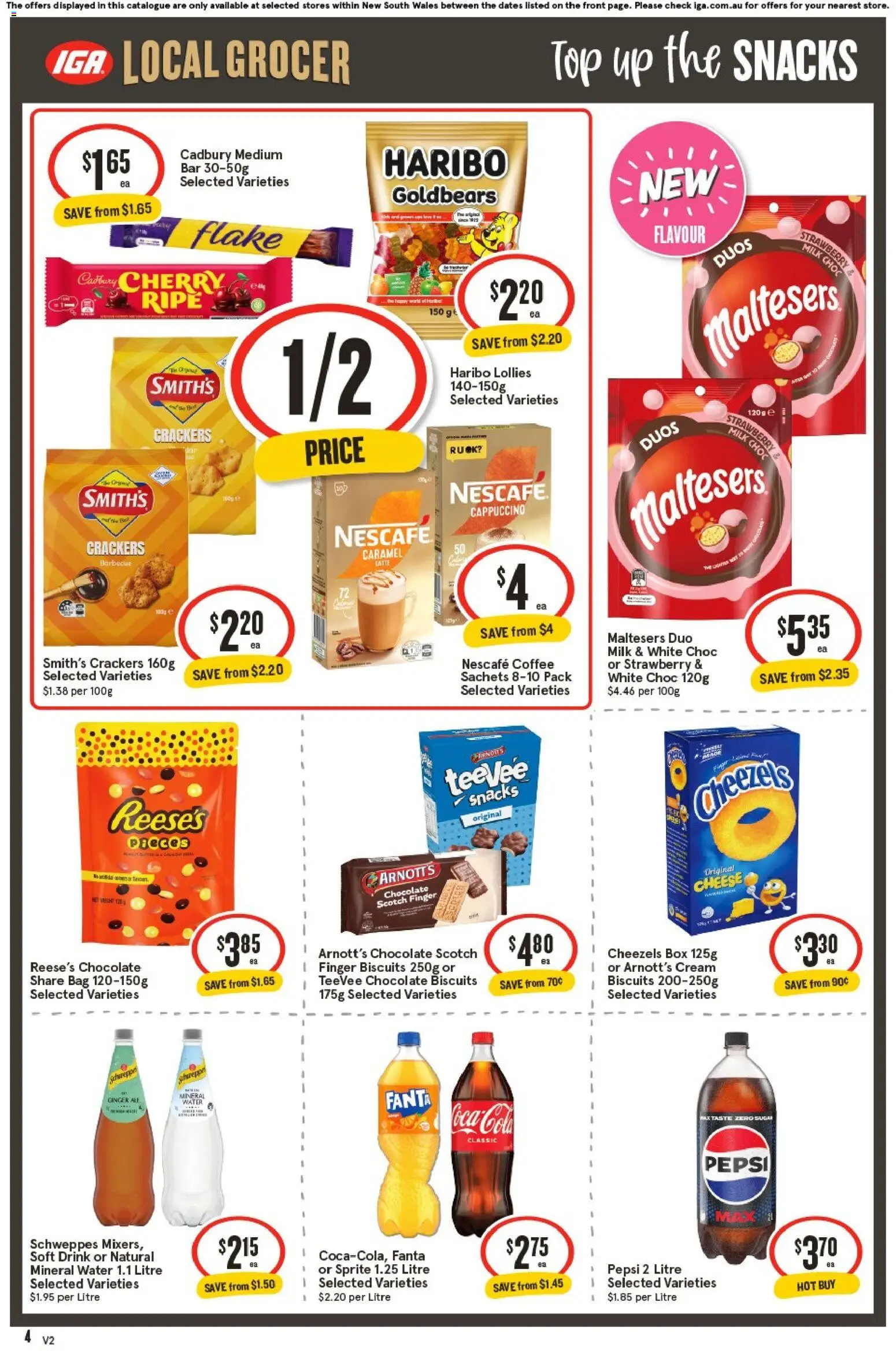 IGA catalogue - valid from 26/08/2026 | Page: 4 | Products: Food, Tomatoes, Salad, Beetroot