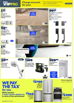 Preview of Rona weekly flyer from shop Rona valid from 07.05.2026 | Page: 4 | Products: Dishwasher, Box, Shower, Carpet