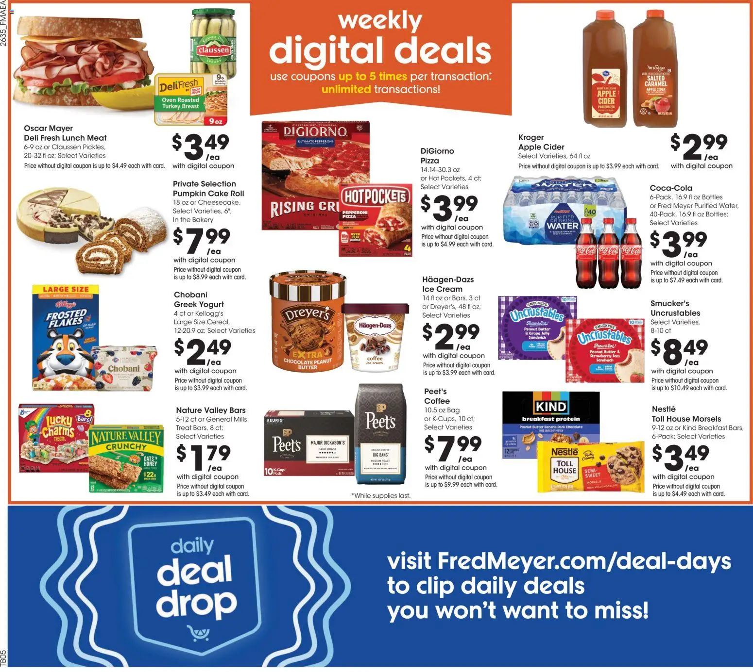 Fred Meyer Weekly Ad - valid from 09/30/2026 | Page: 2 | Products: Bakery, Pizza, Bag, Oven