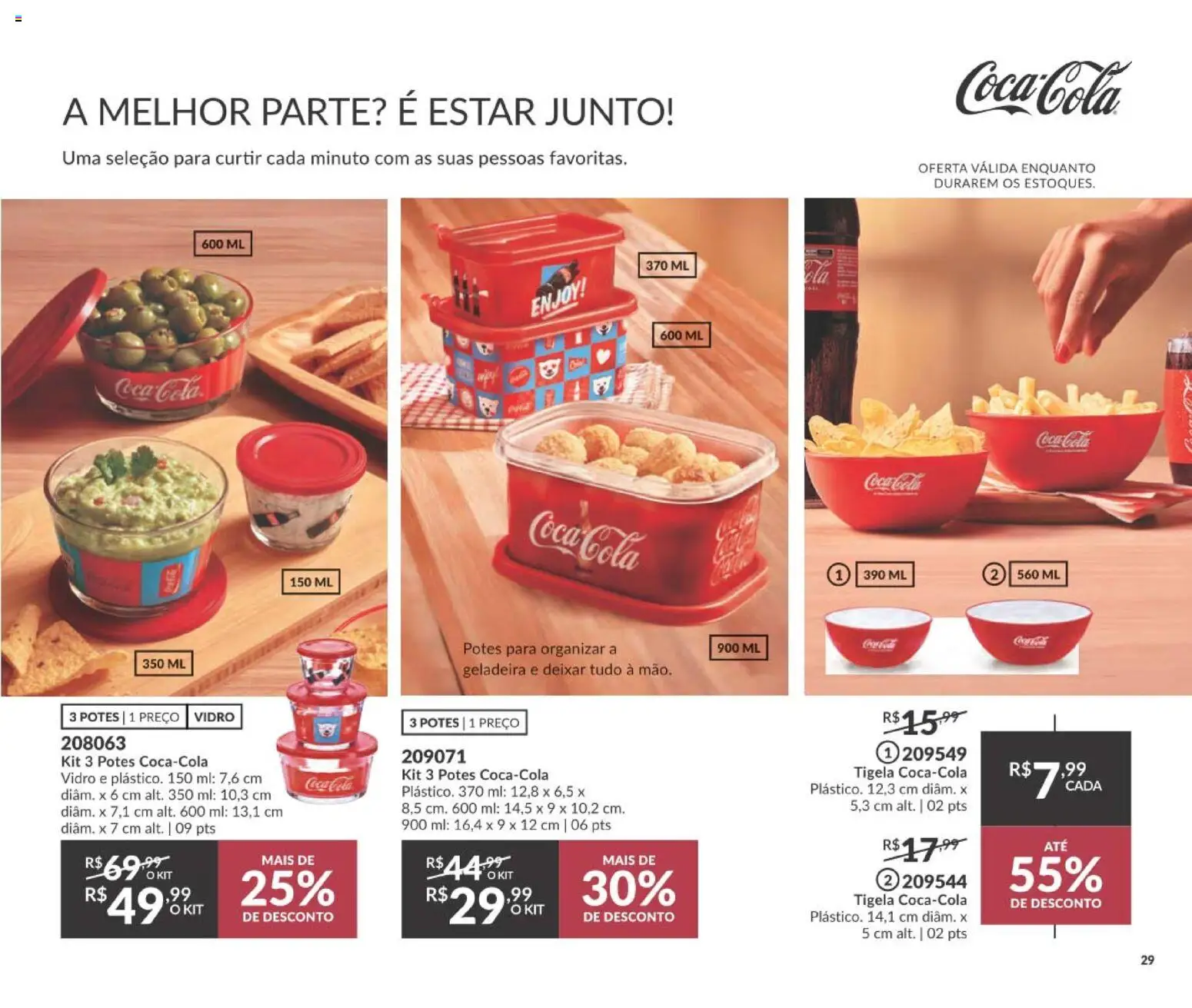 Avon Folheto - válido de 29/06/2026 | Página: 37 | Produtos: Geladeira, Cola, Potes, Tigela