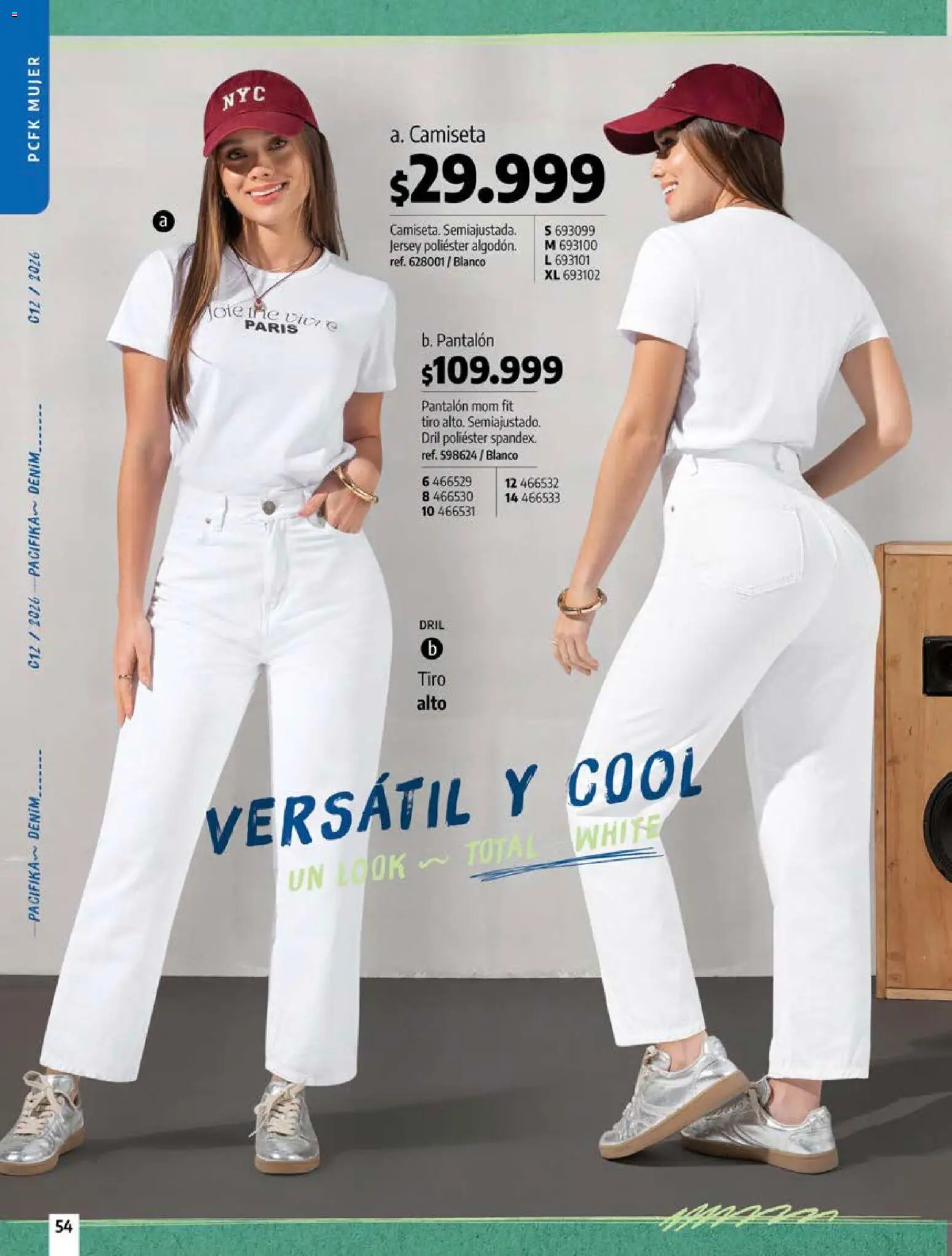 Pacifika revista - valida desde el 12/07/2026 | Página: 54 | Productos: Camiseta