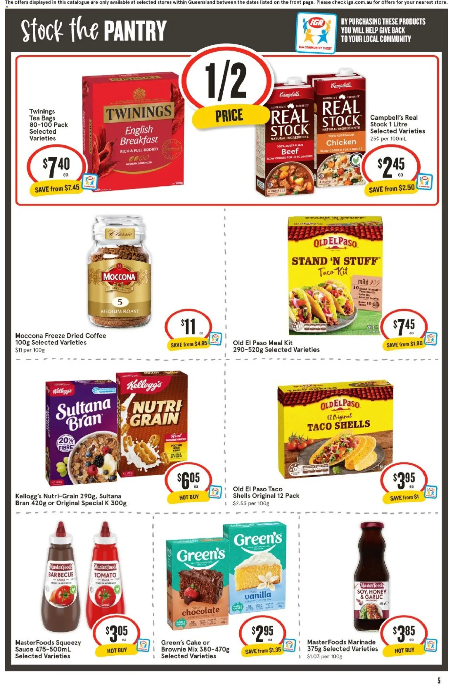 IGA catalogue - valid from 03.06.2026 | Page: 6 | Products: Chicken, Tea, Sauce, Garlic