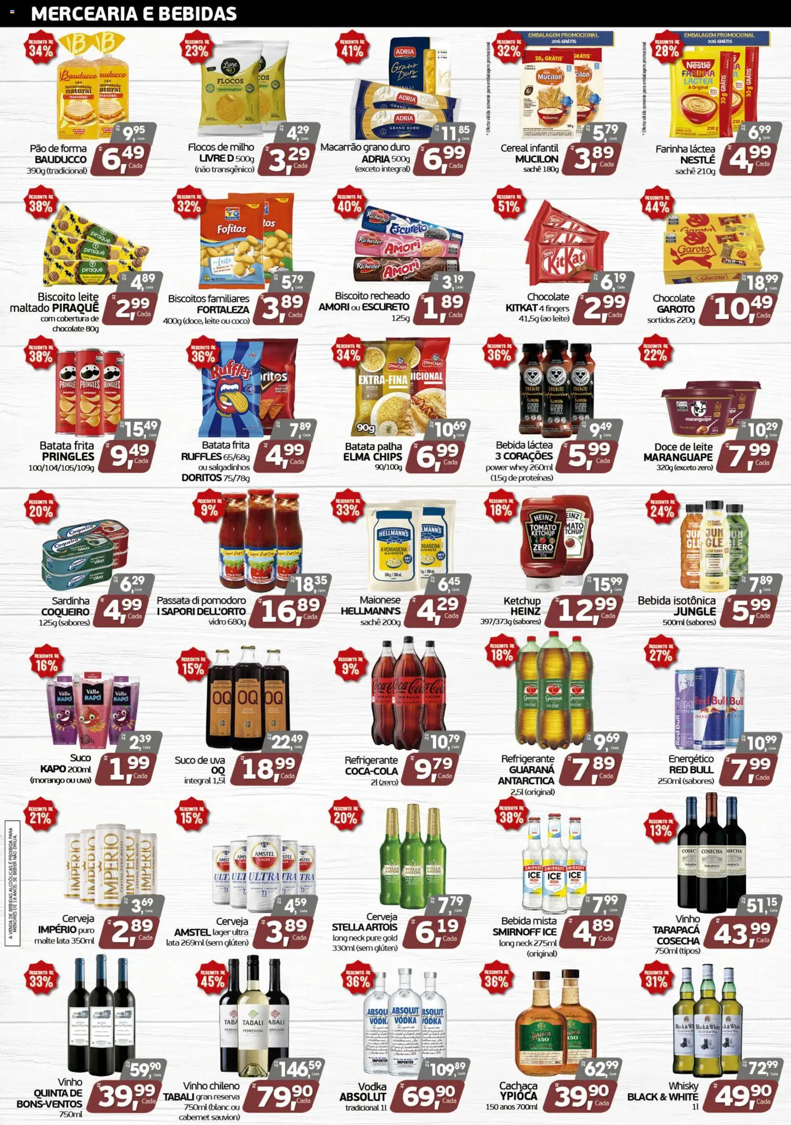 Cometa Supermercados Folheto - válido de 18/09/2026 | Página: 2 | Produtos: Farinha, Cerveja, Vodka, Refrigerante