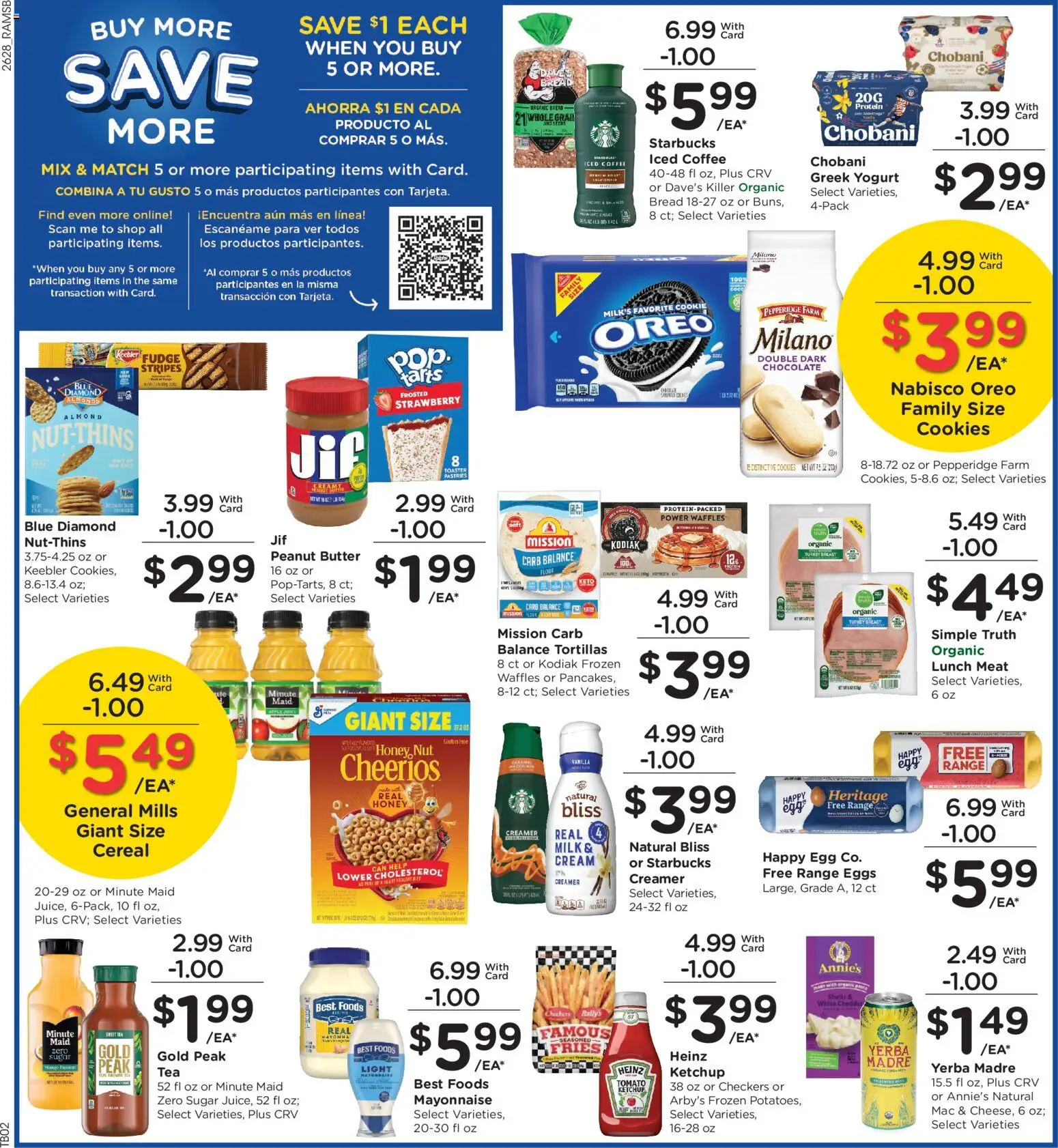 Ralphs Weekly Ad - valid from 08/12/2026 | Page: 6 | Products: Apple juice, Bread, Coffee, Cereal