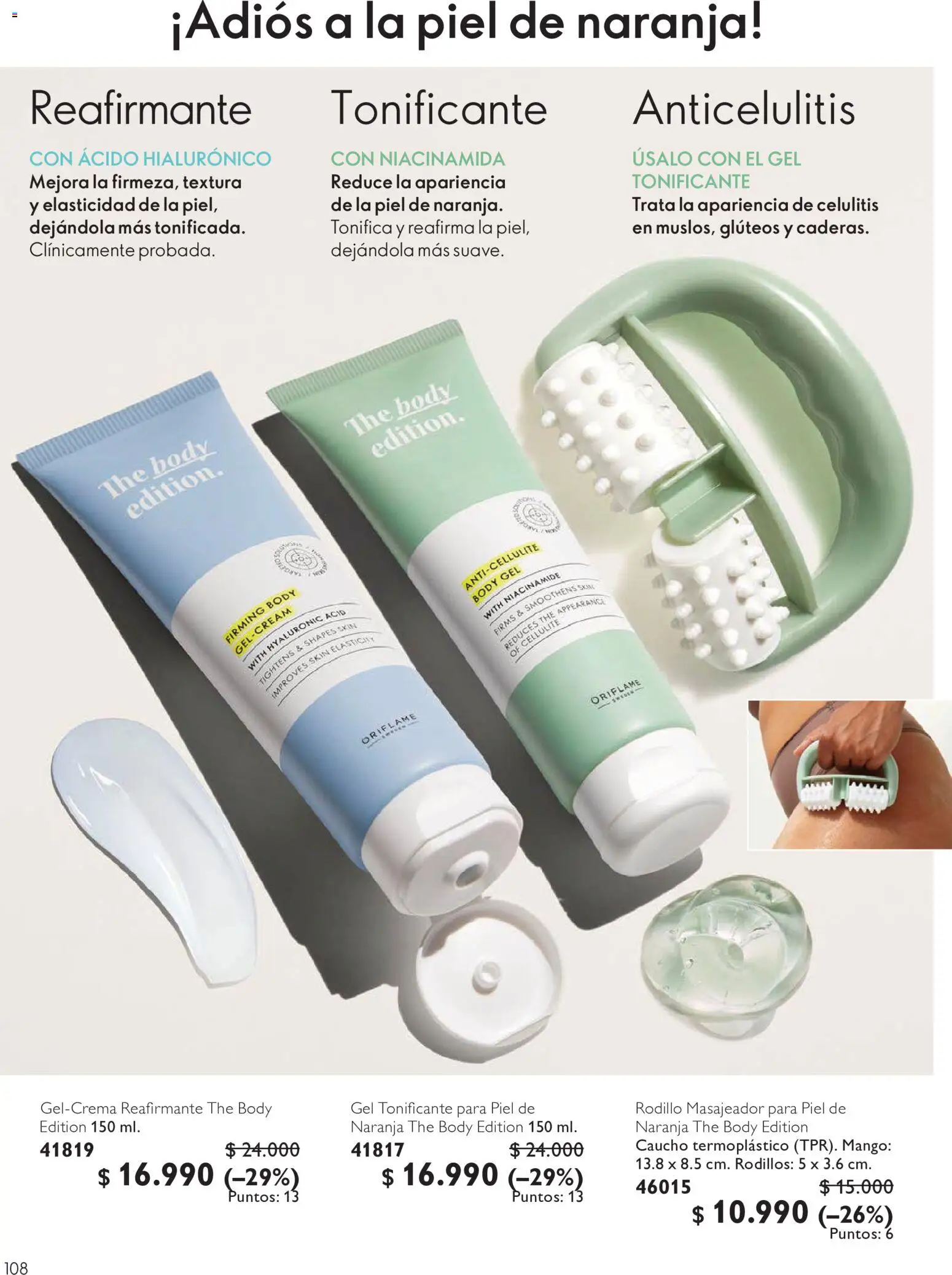 Oriflame Ofertas │ válido desde el 10.07.2026 | Página: 108 | Productos: Mango, Body, Rodillo