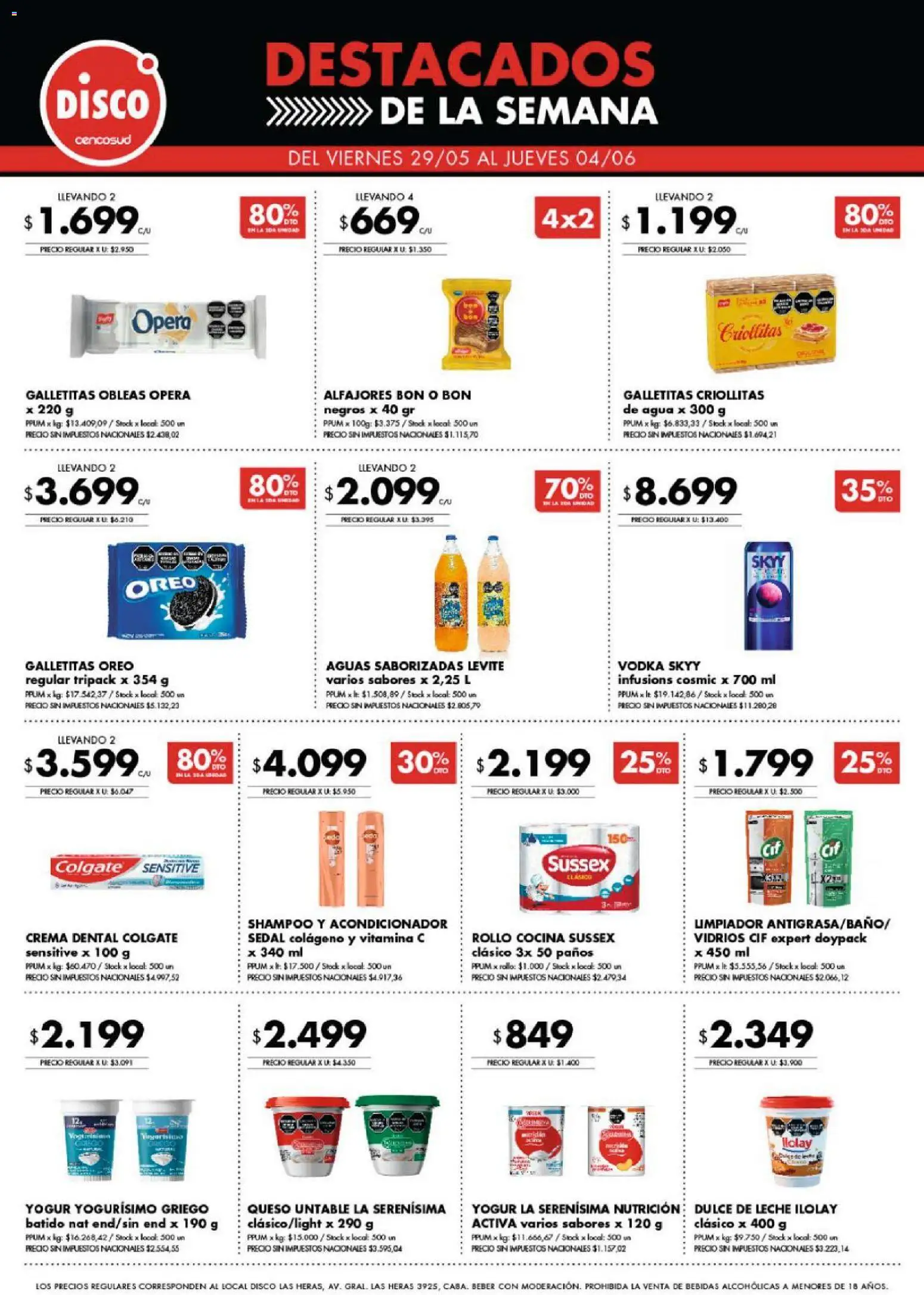 Disco ofertas │ válido desde el 28.05.2026 | Página: 9 | Productos: Vodka, Shampoo, Queso, Limpiador
