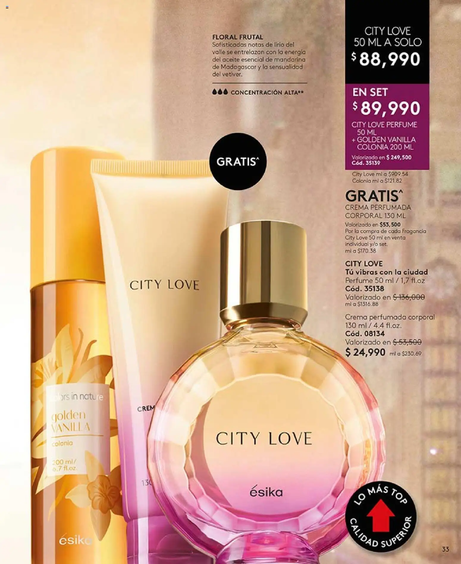 Ésika revista - valida desde el 13.03.2026 | Página: 33 | Productos: Crema, Individual, Perfume, Top