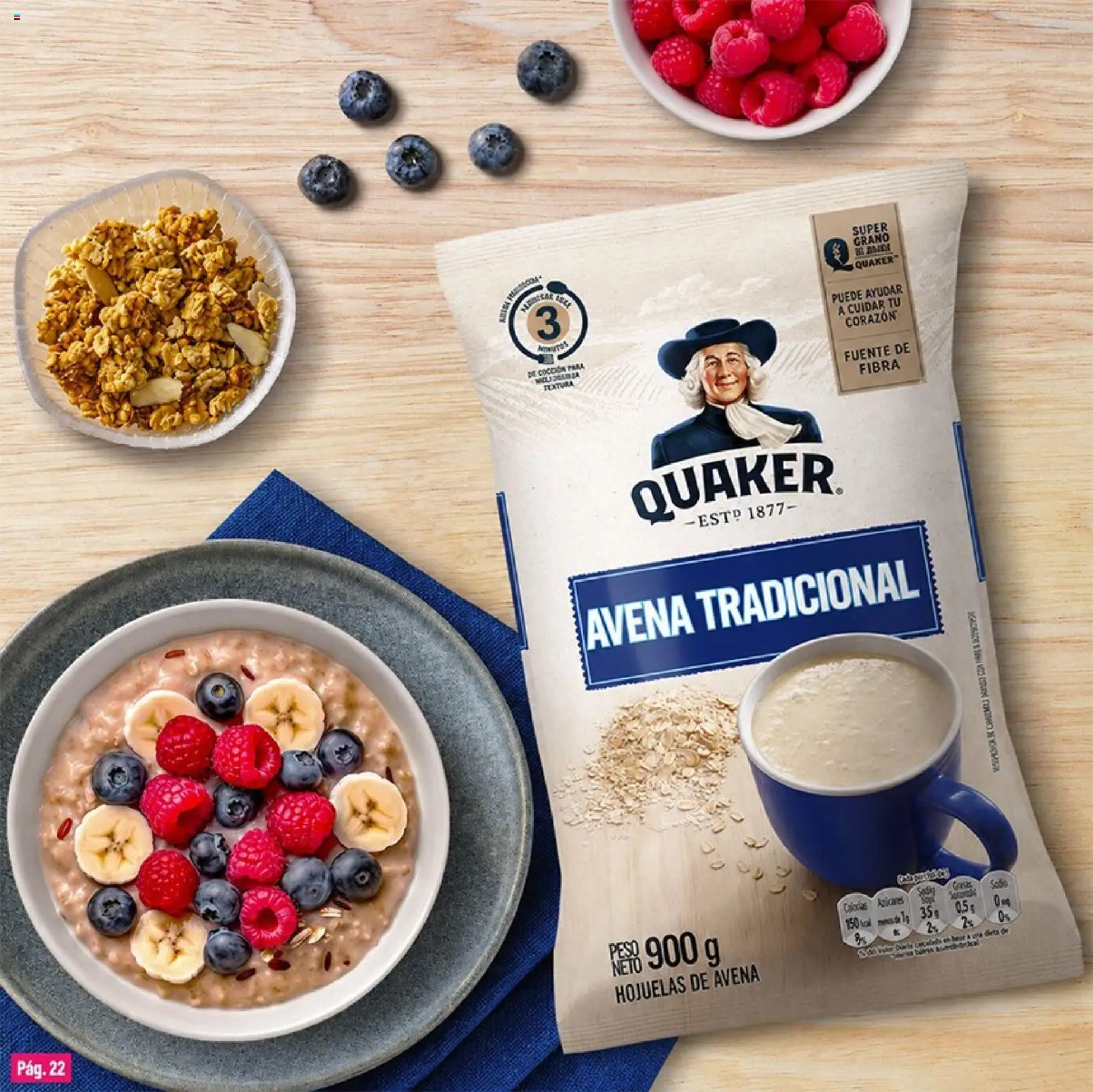 Catálogo Plaza Vea válido desde 01/09/2026 | Página: 22 | Productos: Hojuelas, Avena