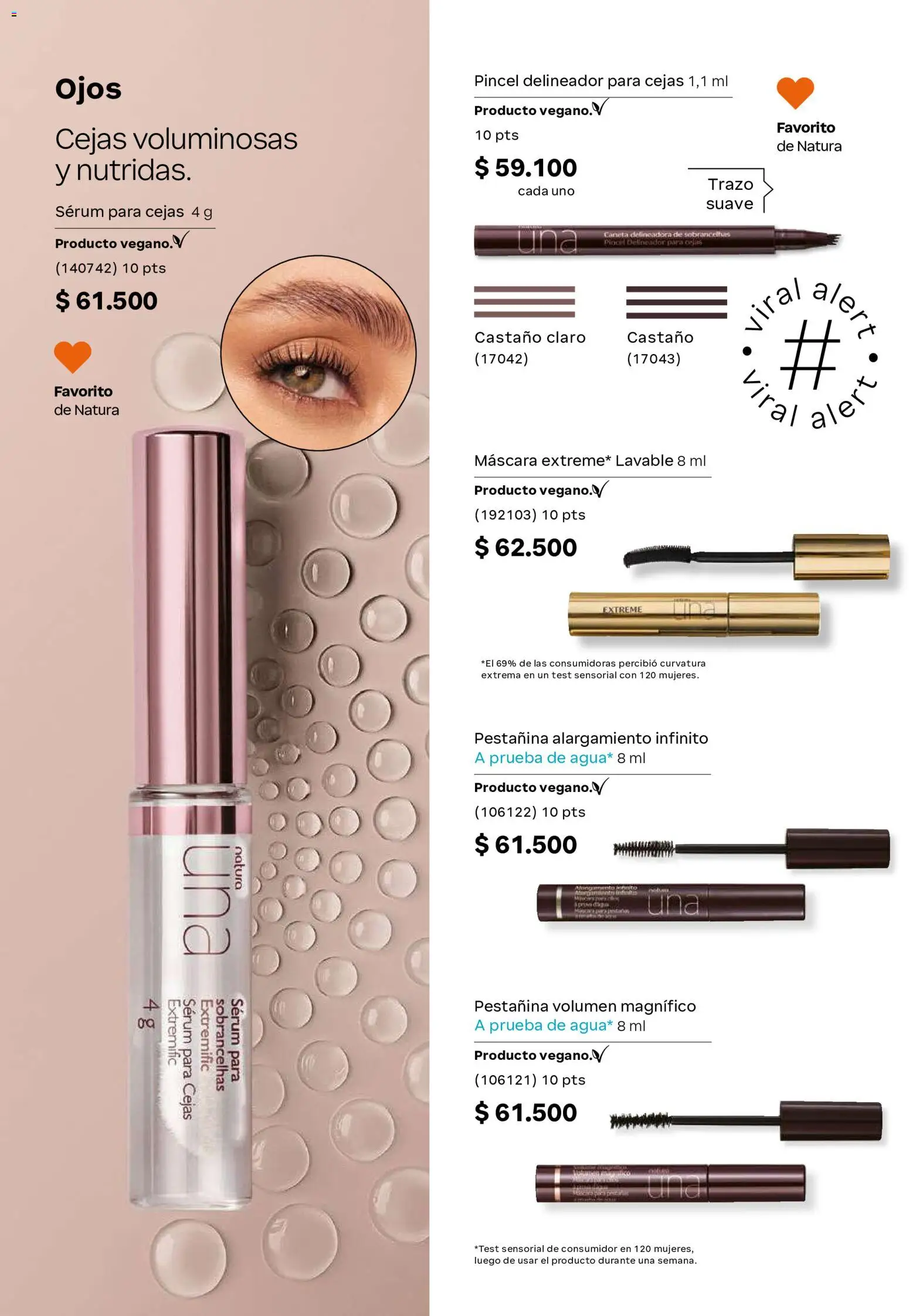 Natura revista - valida desde el 23/09/2026 | Página: 103 | Productos: Serum, Máscara, Delineador