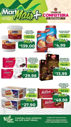 Mart Minas ofertas Confeiteira - Pré-Visualização do folheto da loja Mart Minas, válido de 28/07/2026
