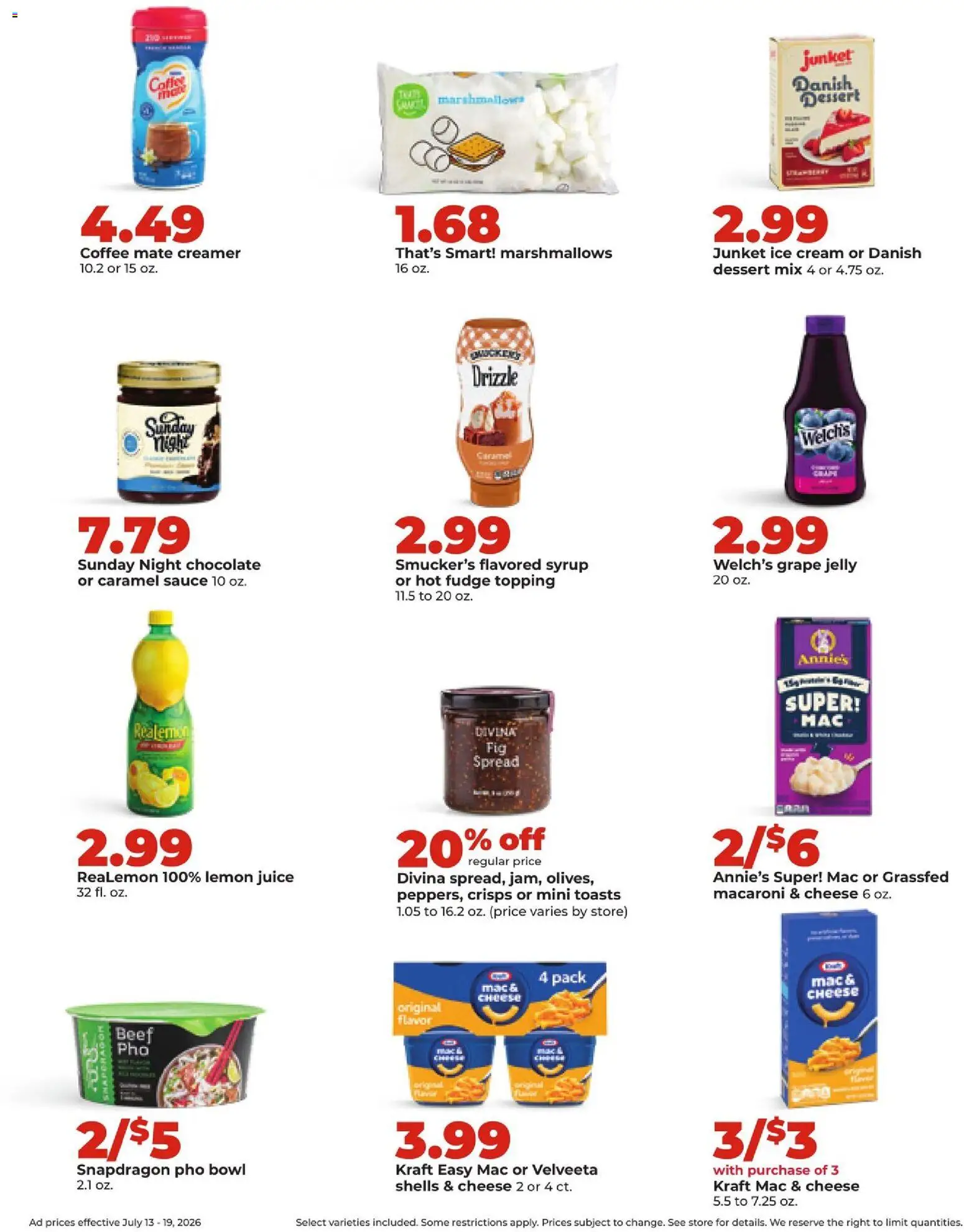 HyVee Weekly Ad - valid from 07/13/2026 | Page: 23 | Products: Juice, Beef, Cream, Lemon