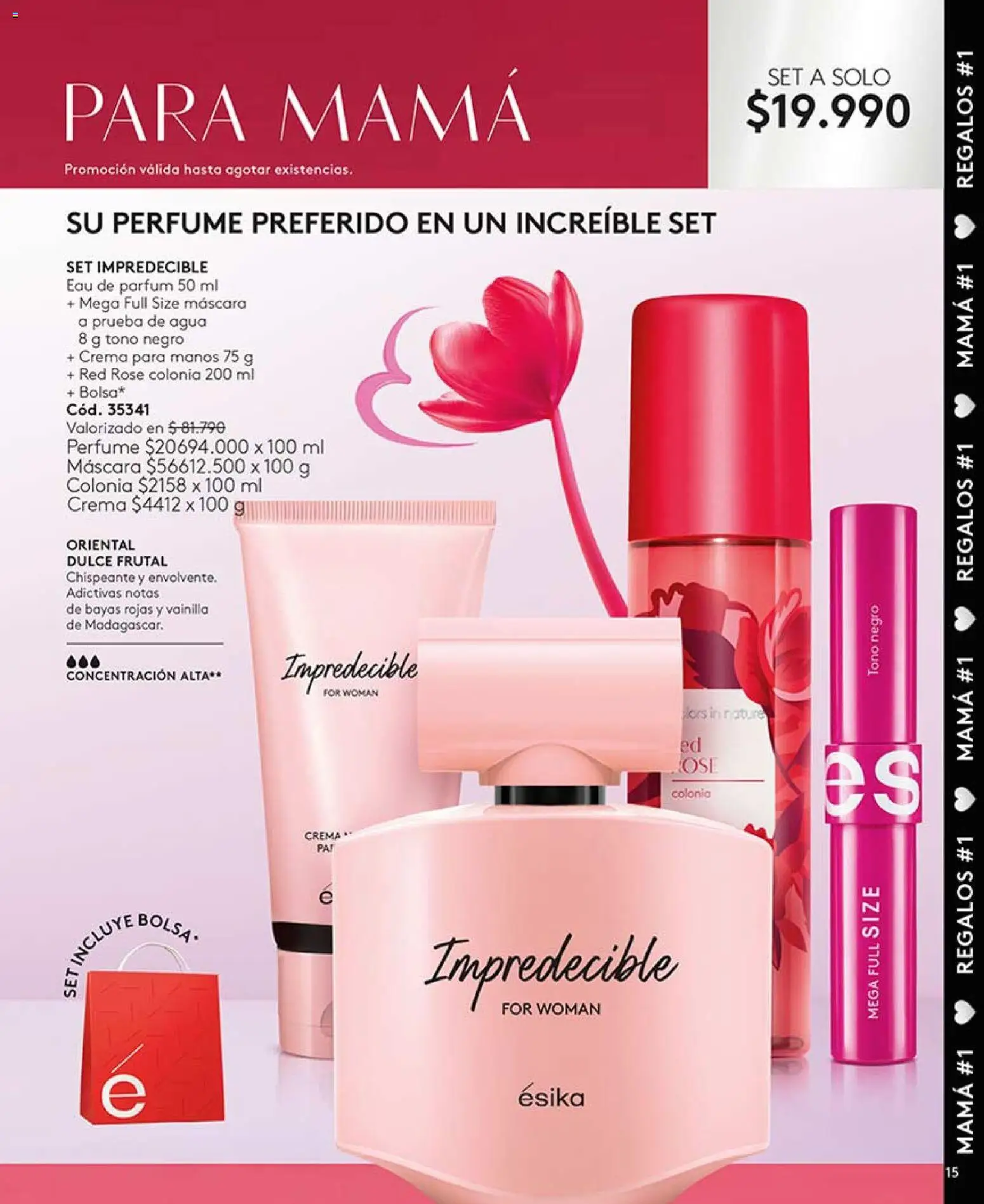 Catálogo Ésika Campaña 6 │ válido desde el 01.04.2026 | Página: 15 | Productos: Agua, Perfume, Máscara, Crema