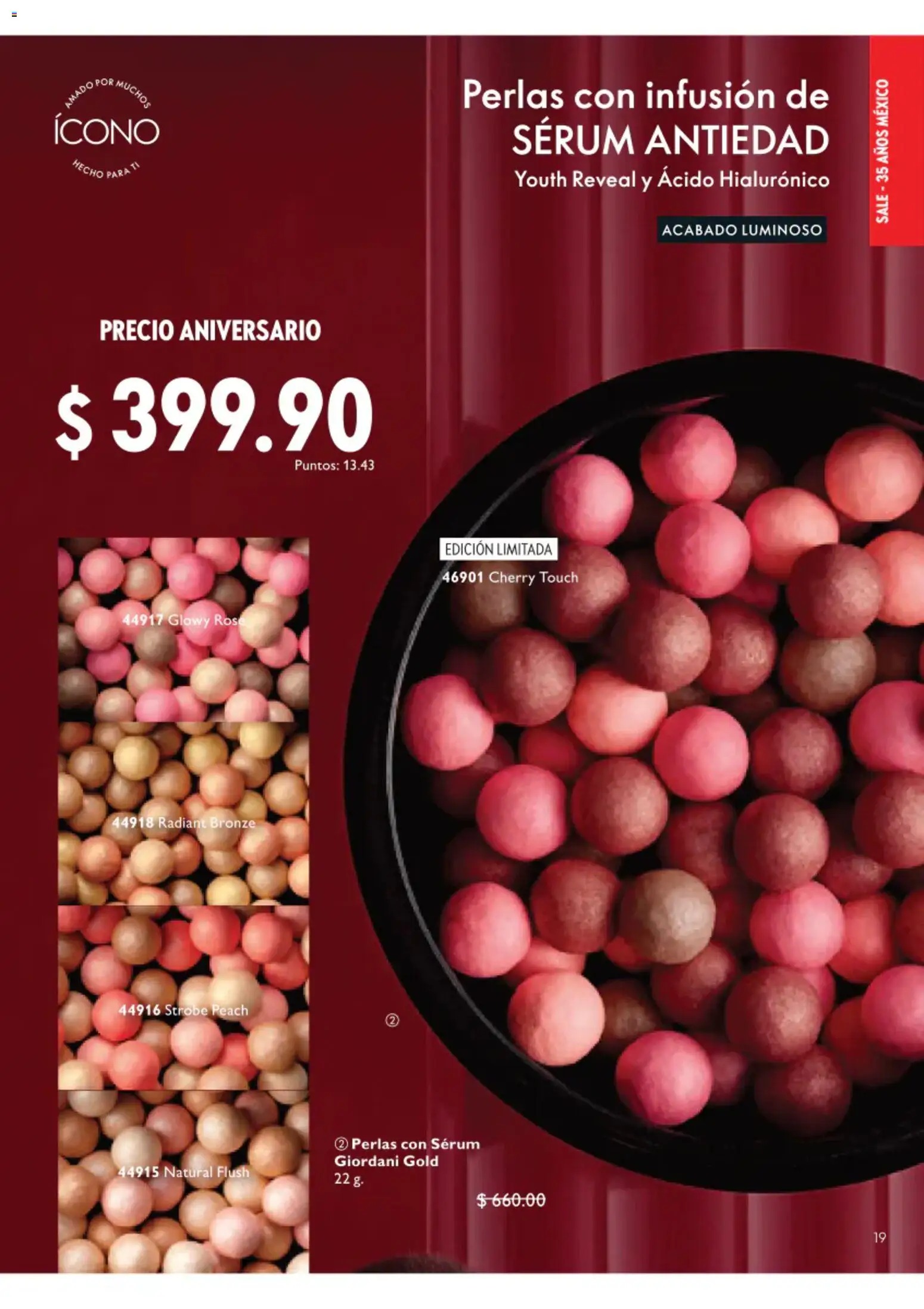 Nuevas ofertas de Oriflame válidas en toda la República Mexicana desde el 01/08/2026. ¡Encuentra las mejores ofertas en Oriflame campaña 11 2026! | Página: 19 | Productos: Serum