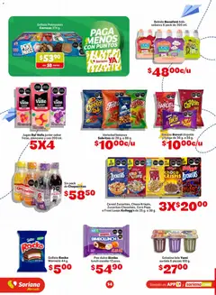 Vista previa de Soriana Más útiles más ahorro Mercado Nacional, nuevo folleto de la tienda, válido en México a partir del 13/08/2026 | Página: 14 | Productos: Gelatina, Pan dulce, Manzana, Uva