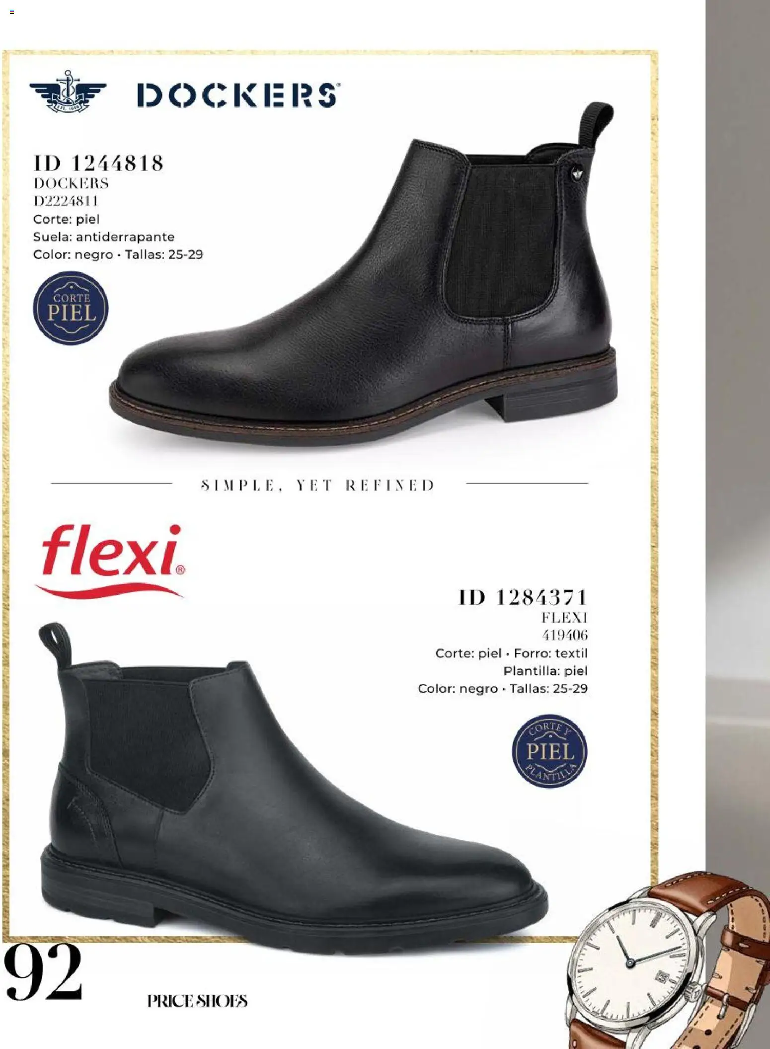Nuevas ofertas de Price Shoes válidas en toda la República Mexicana desde el 14.05.2026. ¡Encuentra las mejores ofertas en Price Shoes catálogo Caballeros! | Página: 92