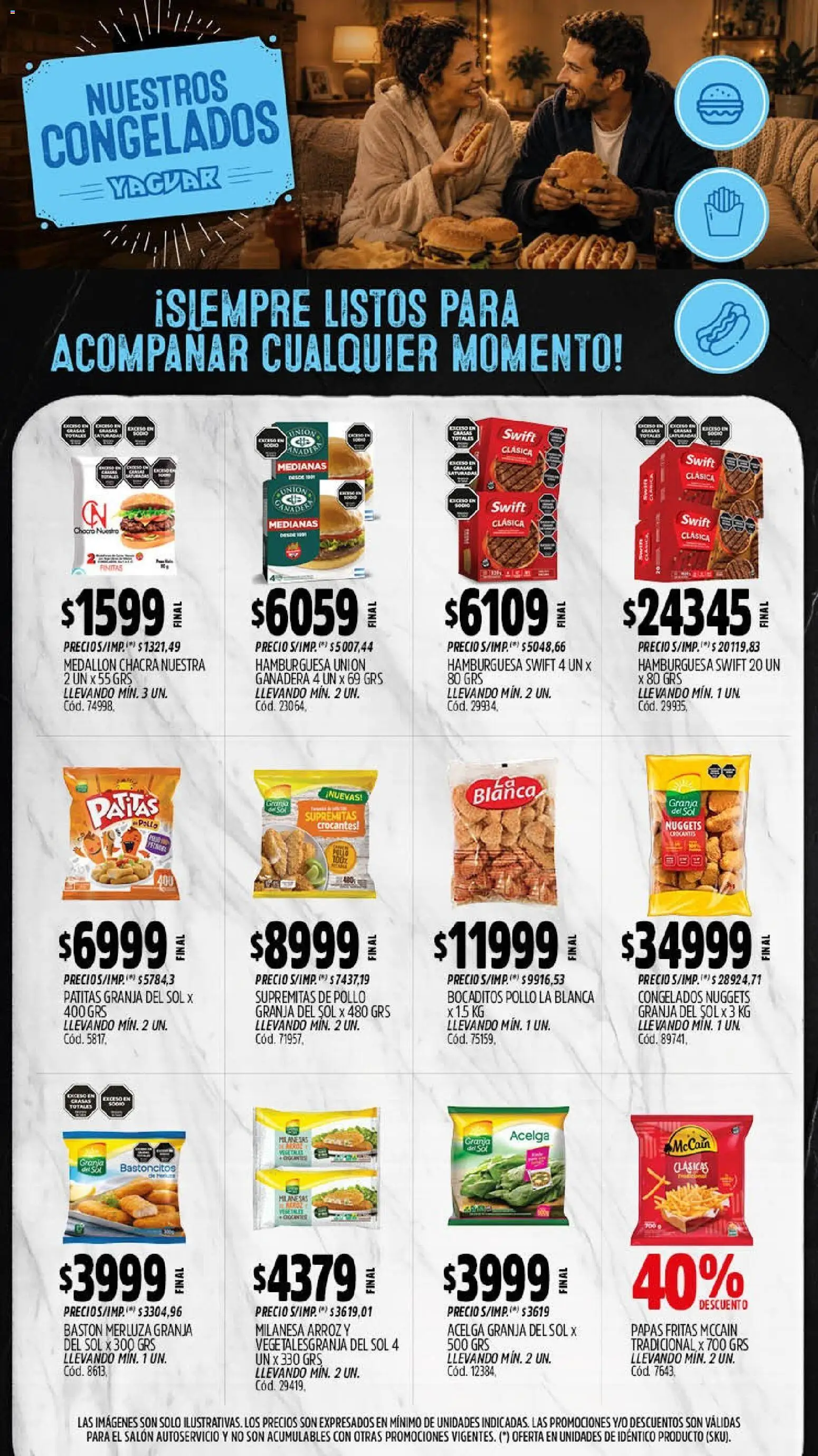 Yaguar - Oferta Semanal Jujuy │ válido desde el 07/09/2026 | Página: 10 | Productos: Milanesas, Milanesa, Papas, Arroz