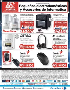 Vista previa Carrefour - Ofertas válido desde el 09/09/2026 | Página: 33 | Productos: Teléfono, Usb, Horno, Cafetera