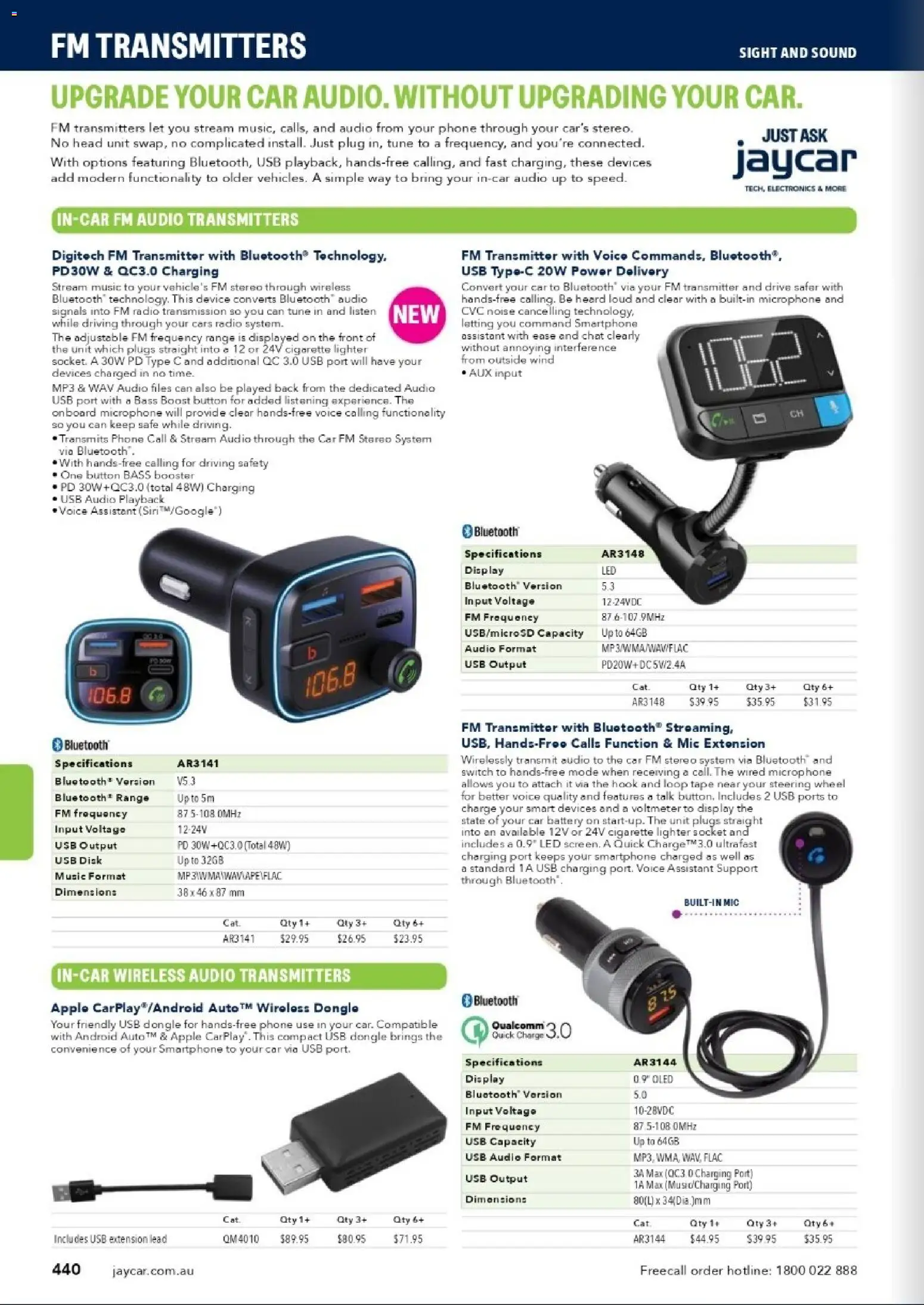 Jaycar catalogue - valid from 31/08/2026 | Page: 438 | Products: Smartphone, Radio, Usb, Car battery