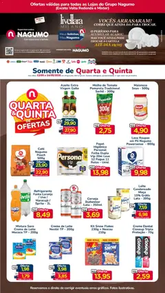 Nagumo ofertas Quarta e Quinta - Pré-Visualização do folheto da loja Nagumo, válido de 13.05.2026