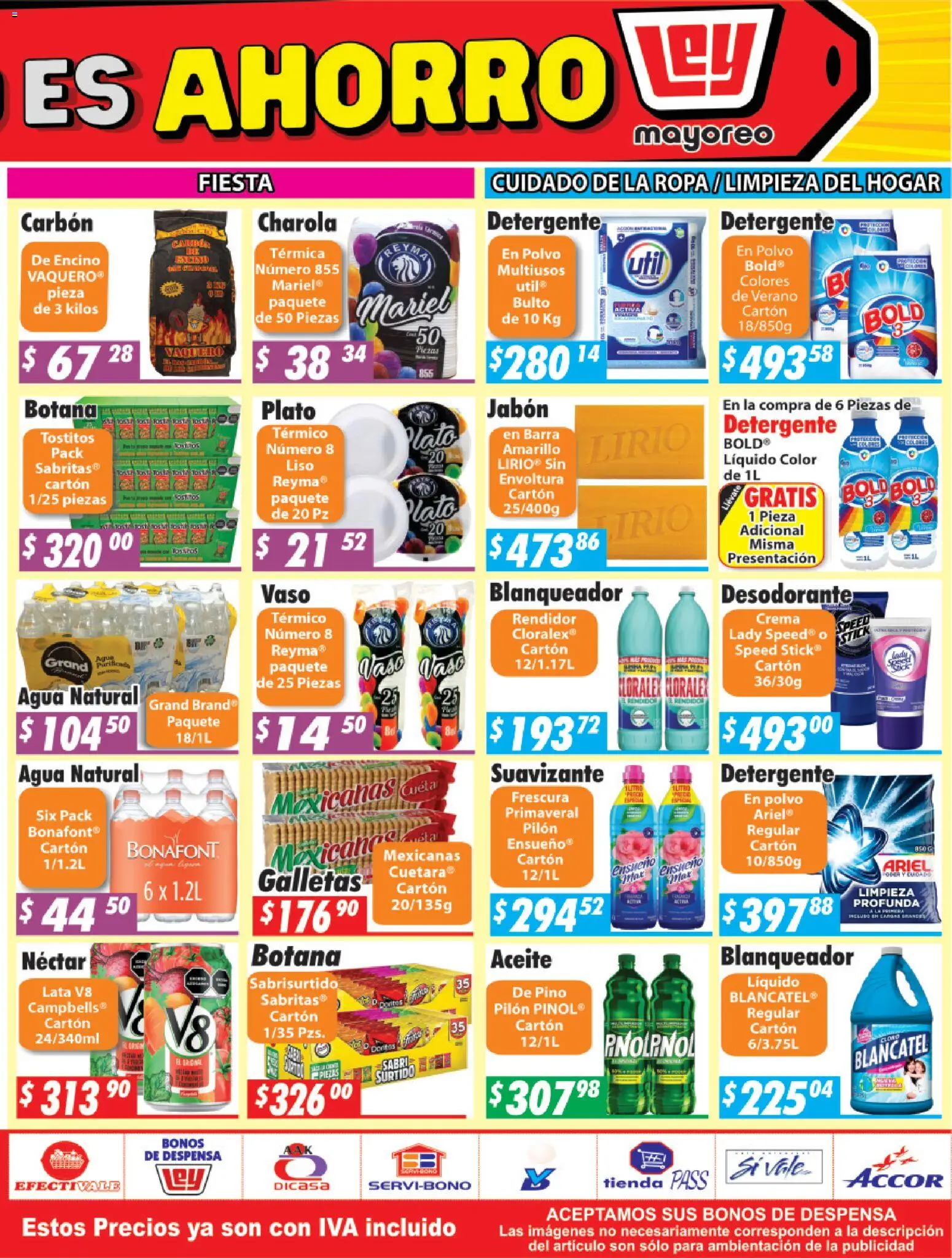 Nuevas ofertas de Casa Ley válidas en toda la República Mexicana desde el 06/07/2026. ¡Encuentra las mejores ofertas en Casa Ley folleto Durango! | Página: 6 | Productos: Detergente, Agua, Despensa, Polvo