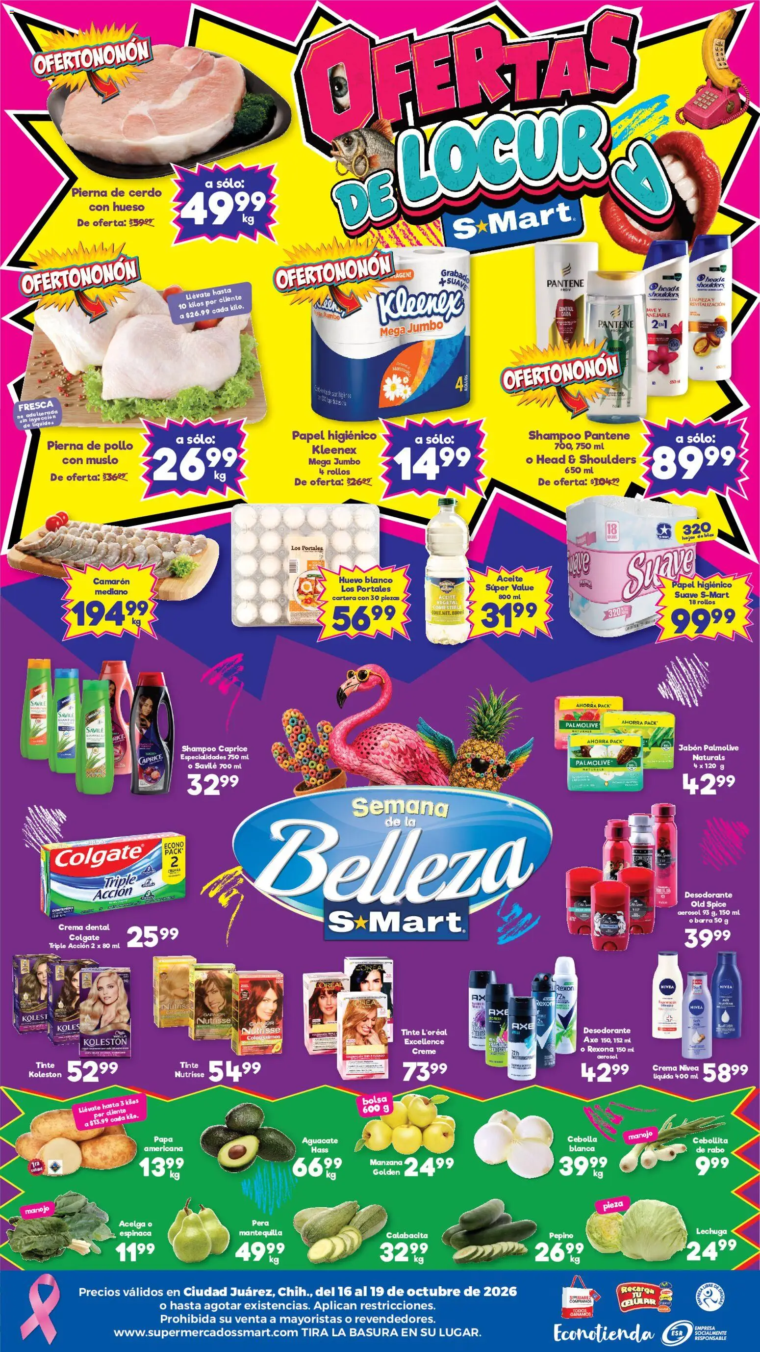Nuevas ofertas de S-Mart válidas en toda la República Mexicana desde el 16/10/2026. ¡Encuentra las mejores ofertas en S-Mart folleto Juárez! | Página: 2
