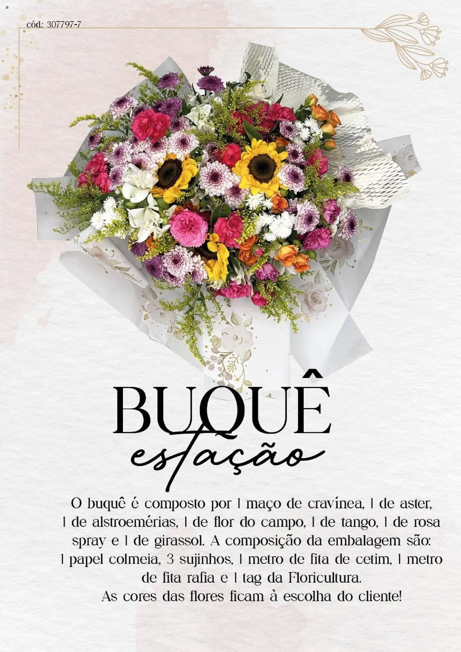 Bistek Supermercados Folheto - válido de 06/02/2026 | Página: 3 | Produtos: Flores, Fita