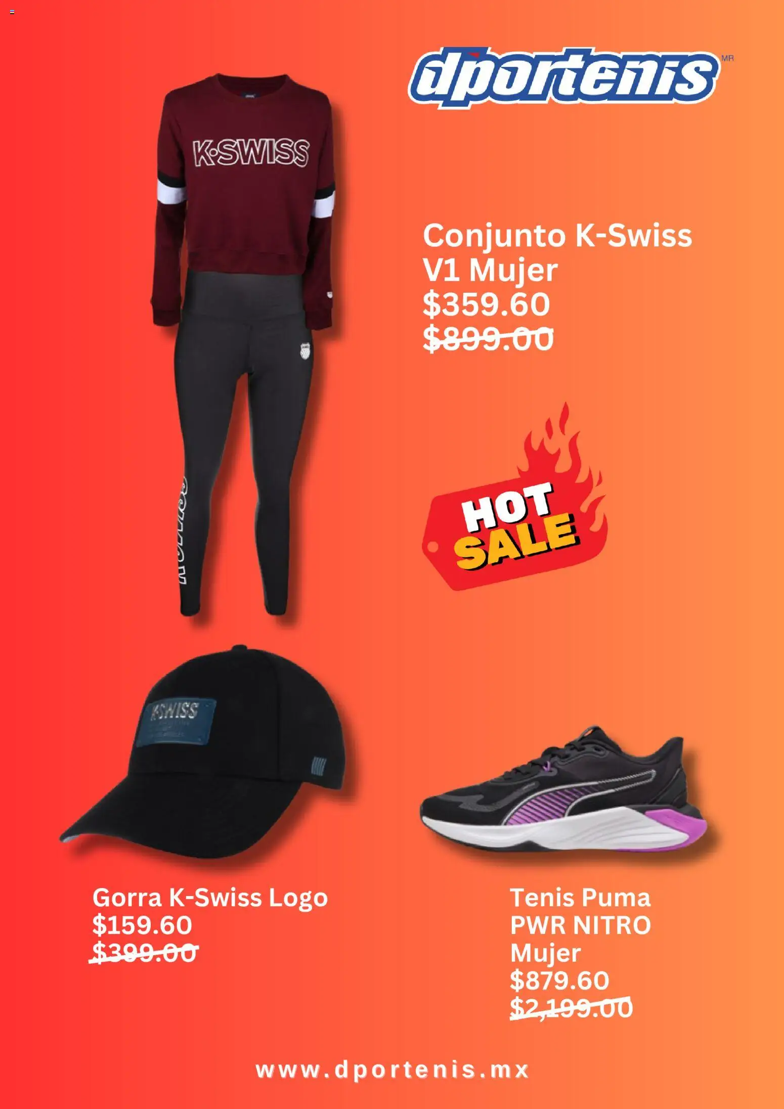 Nuevas ofertas de Dportenis válidas en toda la República Mexicana desde el 25.05.2026. ¡Encuentra las mejores ofertas en Dportenis Hot Sale! | Página: 3 | Productos: Tenis, Gorra, Conjunto