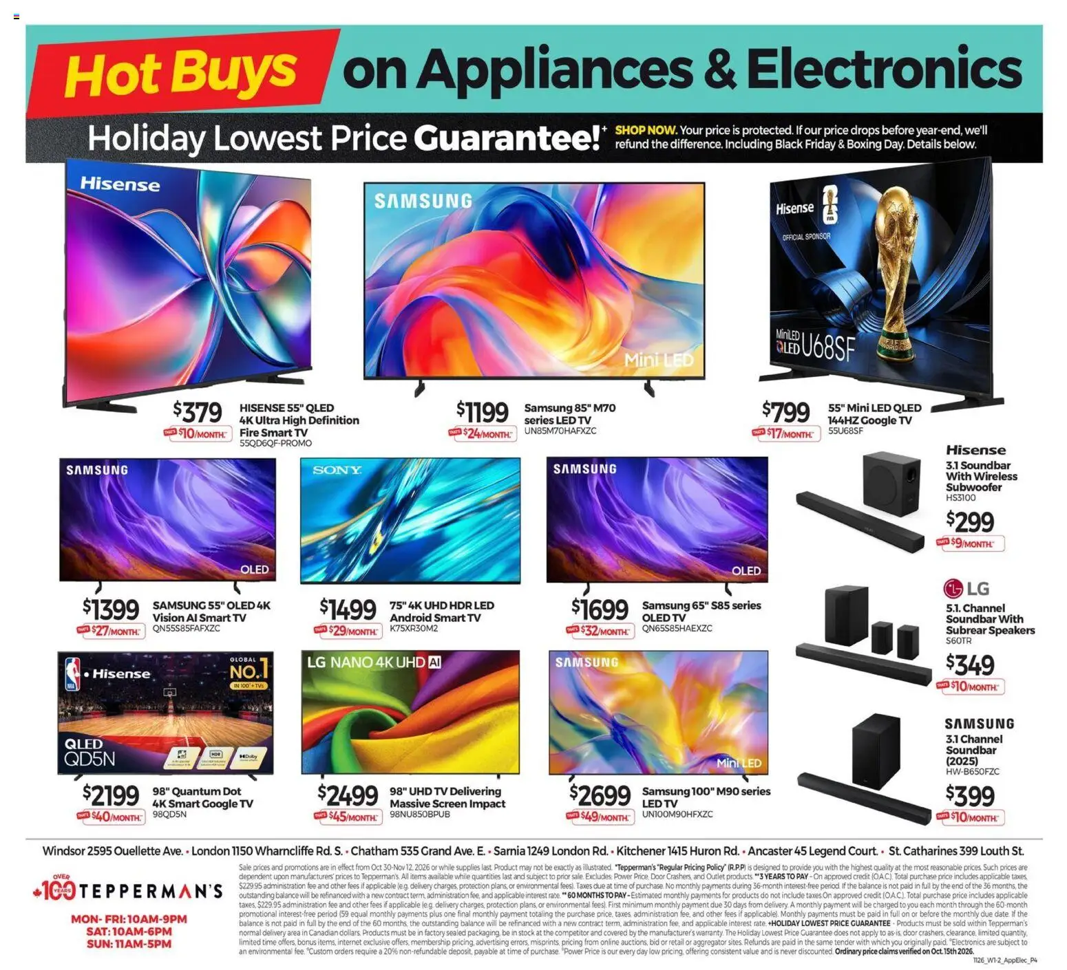 Tepperman's flyer valid from Oct 30, 2026 | Page: 13