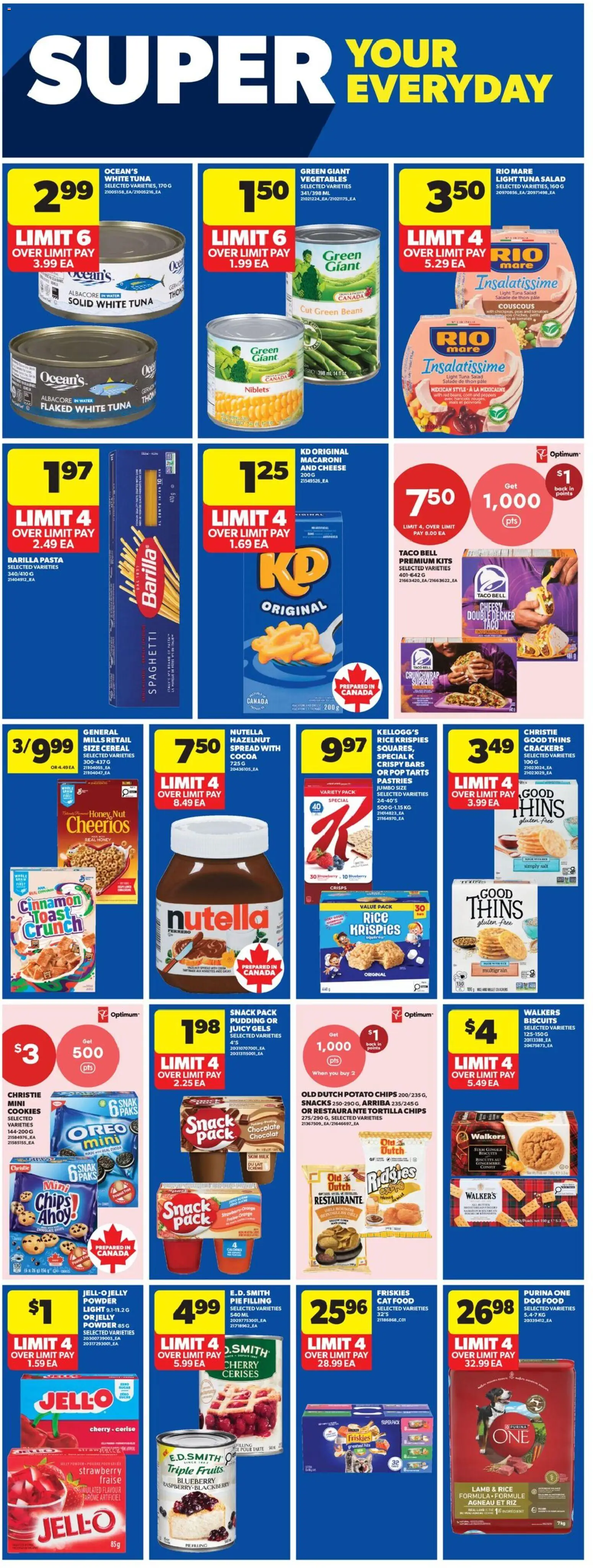 Real Canadian Superstore flyer valid from 07.05.2026 | Page: 35 | Products: Pasta, Chips, Powder, Chocolate