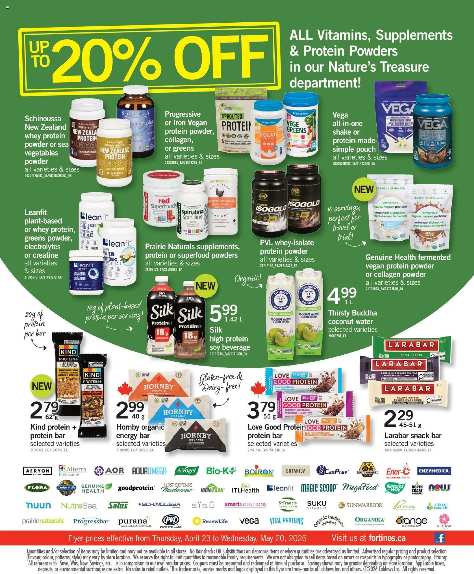 Fortinos flyer valid from 07.05.2026 | Page: 26 | Products: Iron, Powder, Butter, Chocolate