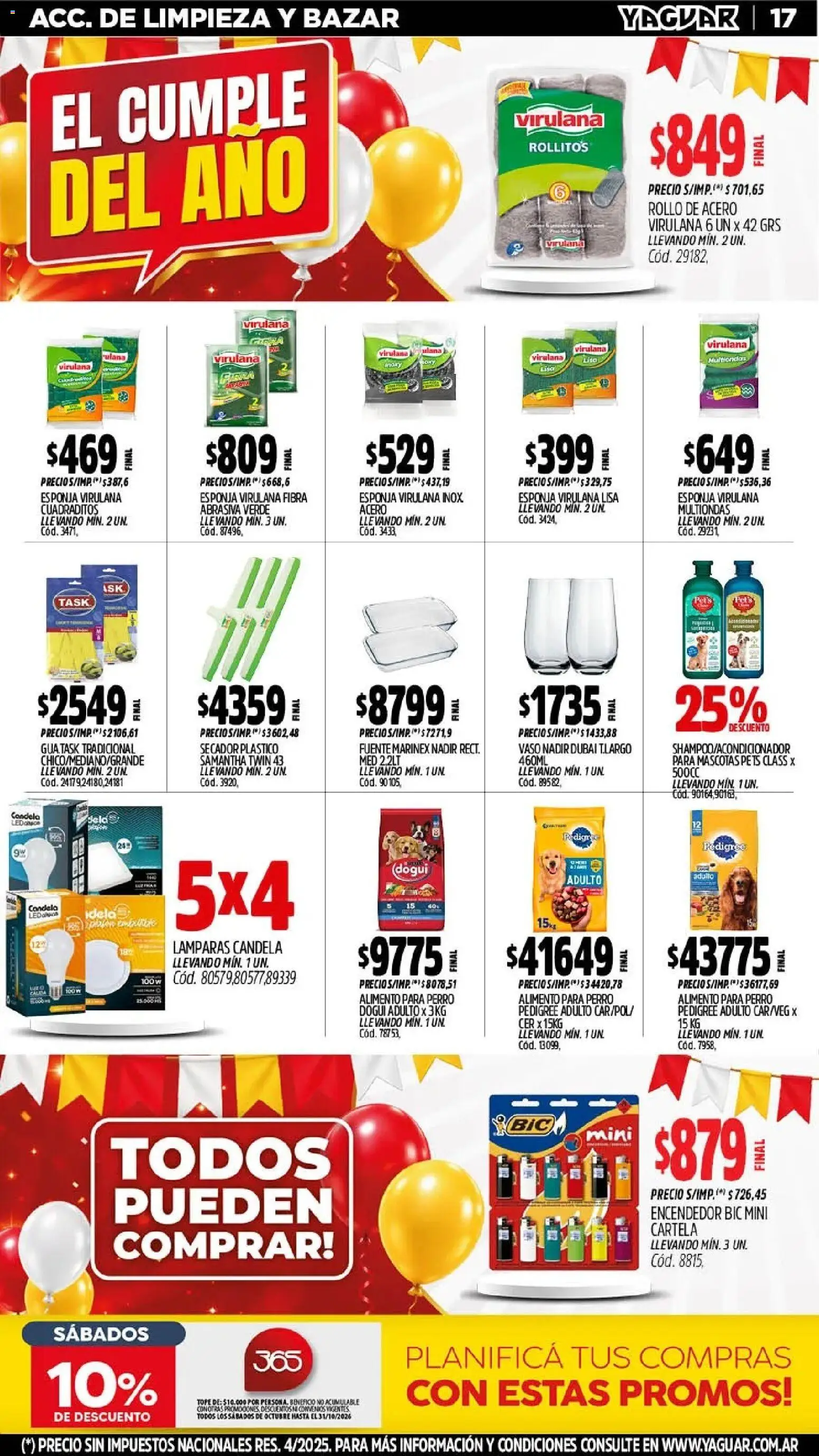Yaguar - Oferta Semanal Santa Fé │ válido desde el 19/10/2026 | Página: 20
