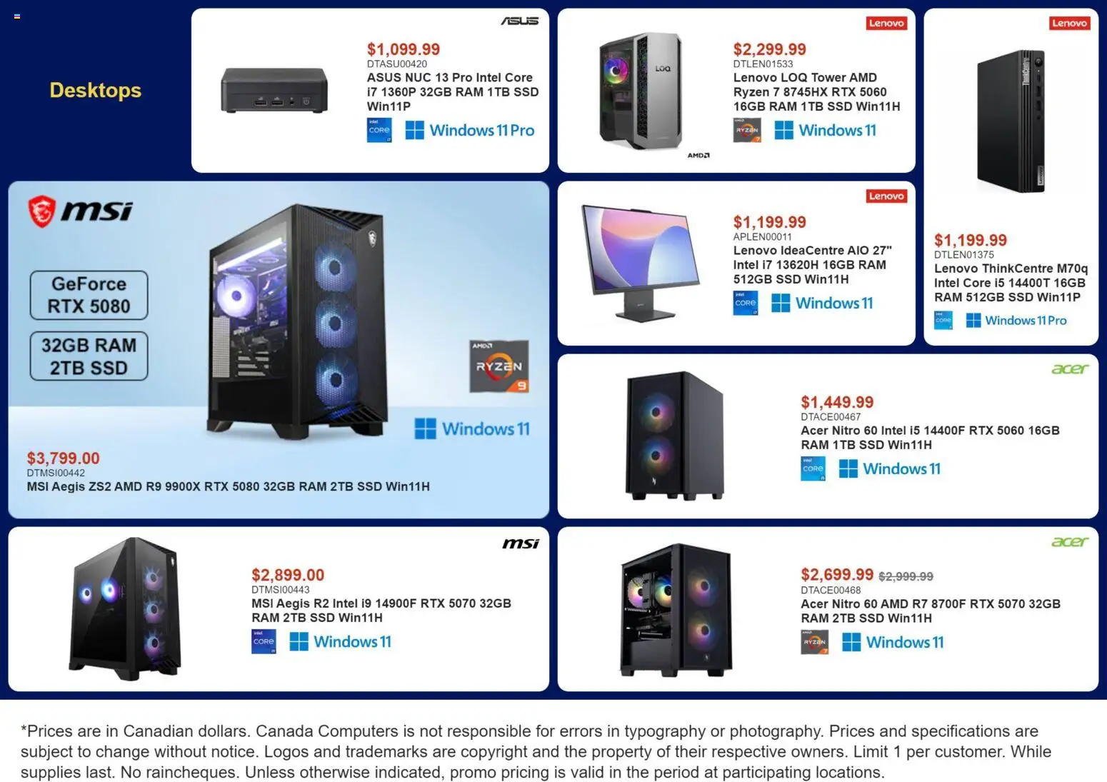 Canada Computers flyer valid from Jul 14, 2026 | Page: 1