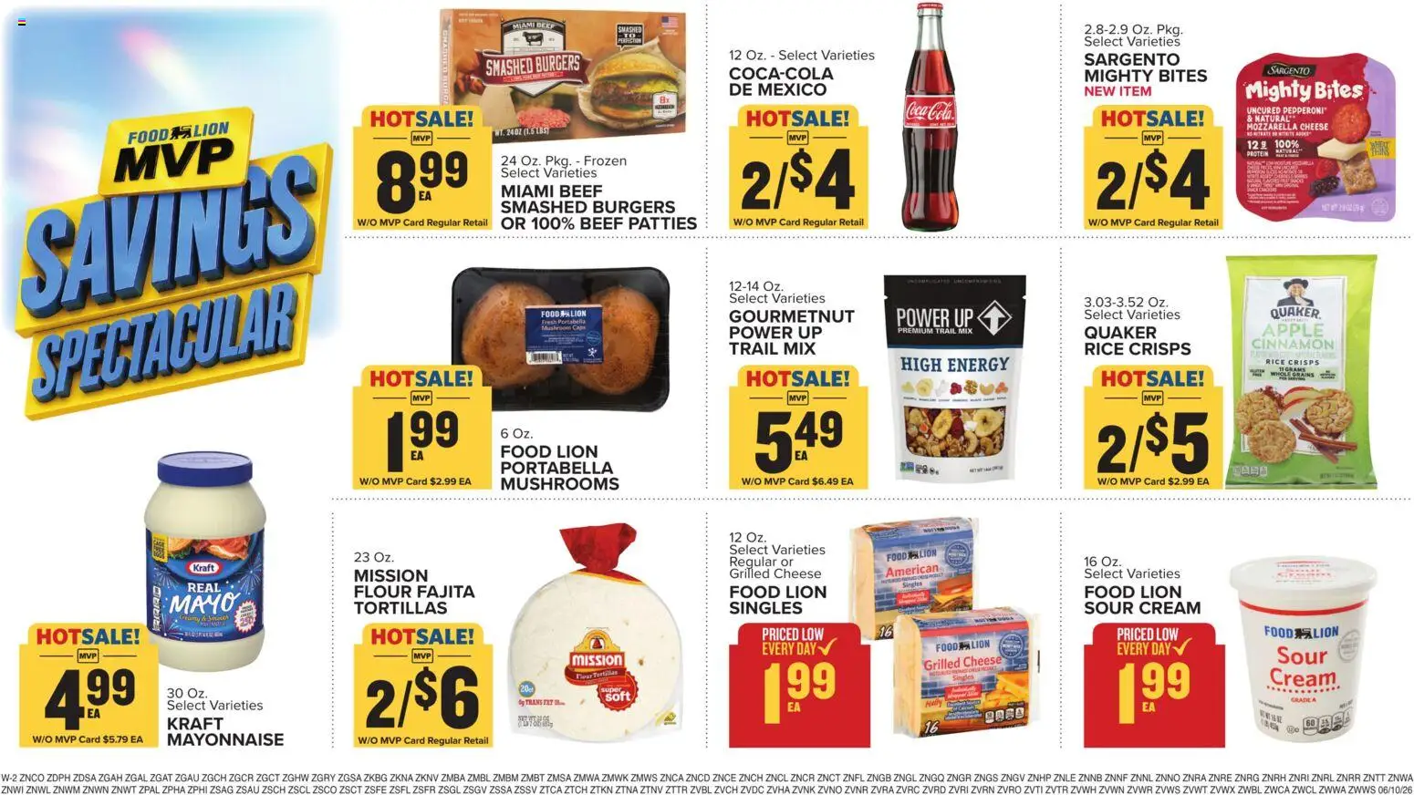 Food Lion Weekly Ad - valid from 10.06.2026 | Page: 12 | Products: Cheese, Rice, Beef, Mayonnaise