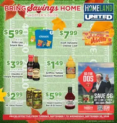 Preview of Homeland weekly ads valid from 09/01/2026