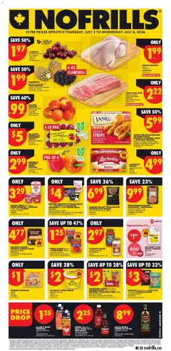 Preview of No Frills weekly flyer / circulaire from shop No Frills valid from Jul 2, 2026