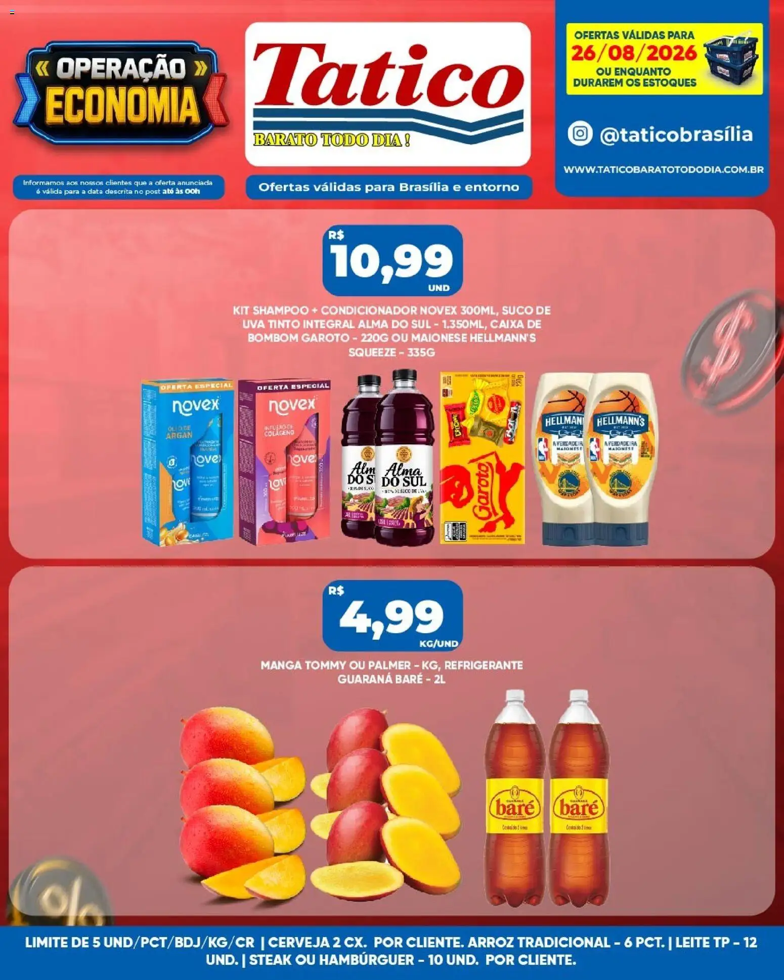 Tatico Folheto - válido de 26/08/2026 | Página: 5 | Produtos: Colágeno, Leite, Suco, Caixa de bombom