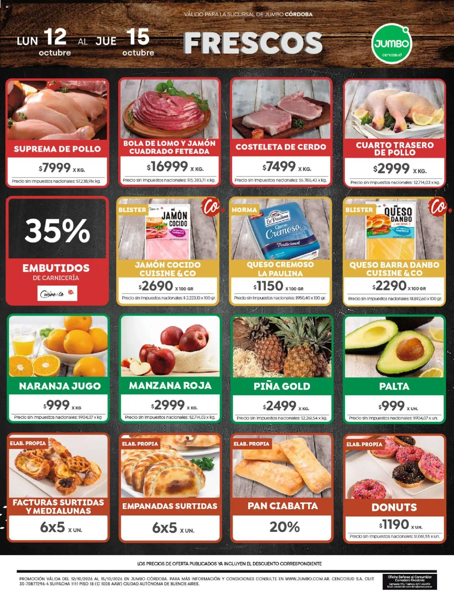 Jumbo - Ofertas | Córdoba │ válido desde el 12/10/2026 | Página: 1