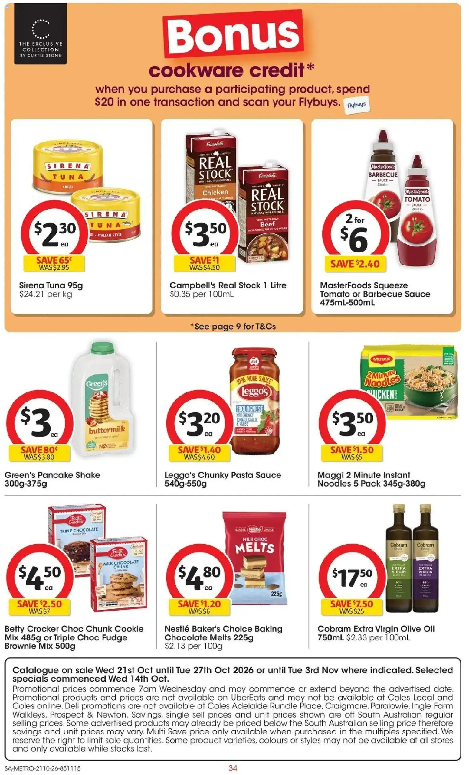 ﻿Coles catalogue valid from 21/10/2026 > Online Australia | Page: 34