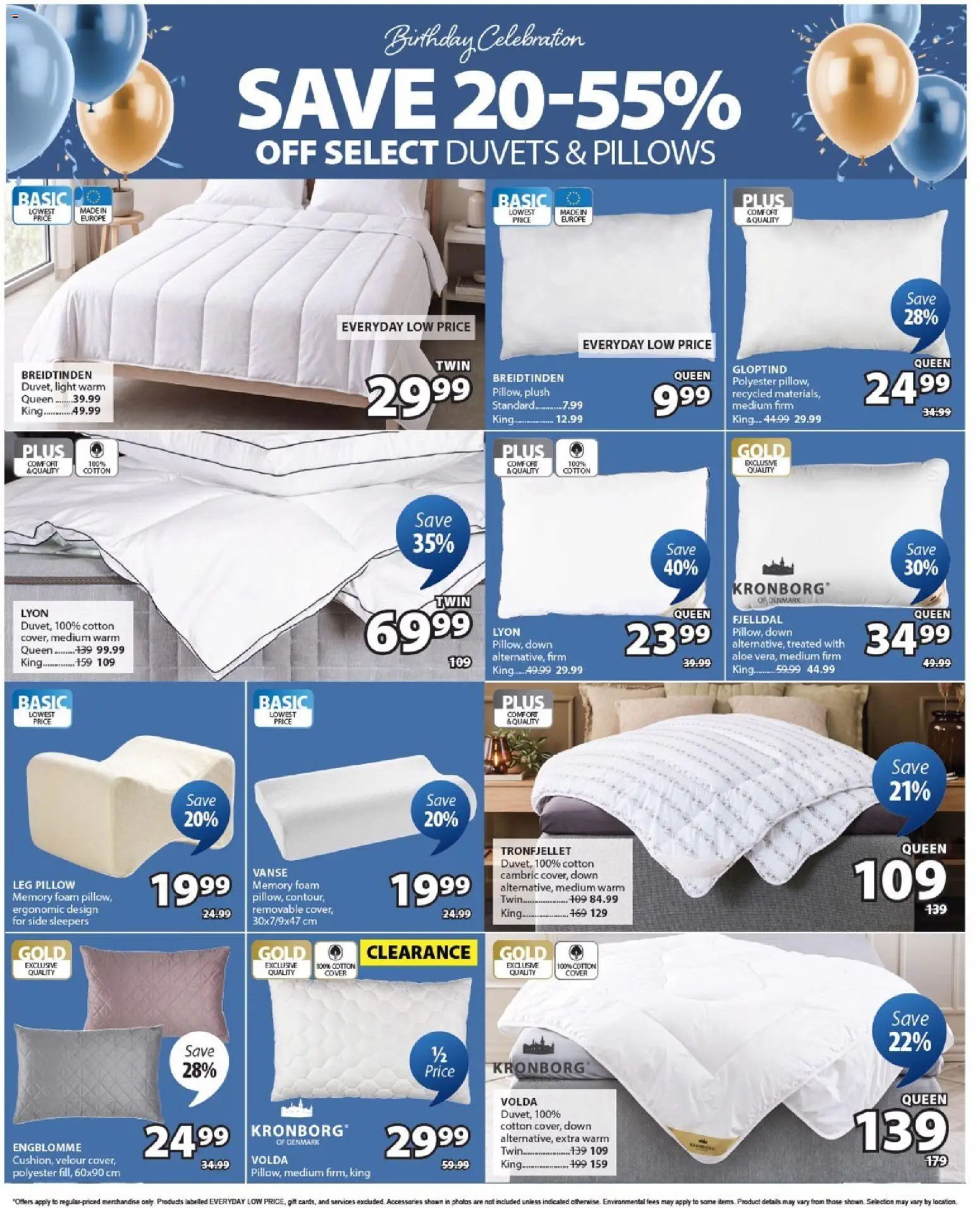 JYSK flyer valid from Sep 10, 2026 | Page: 10 | Products: Foam, Pillow