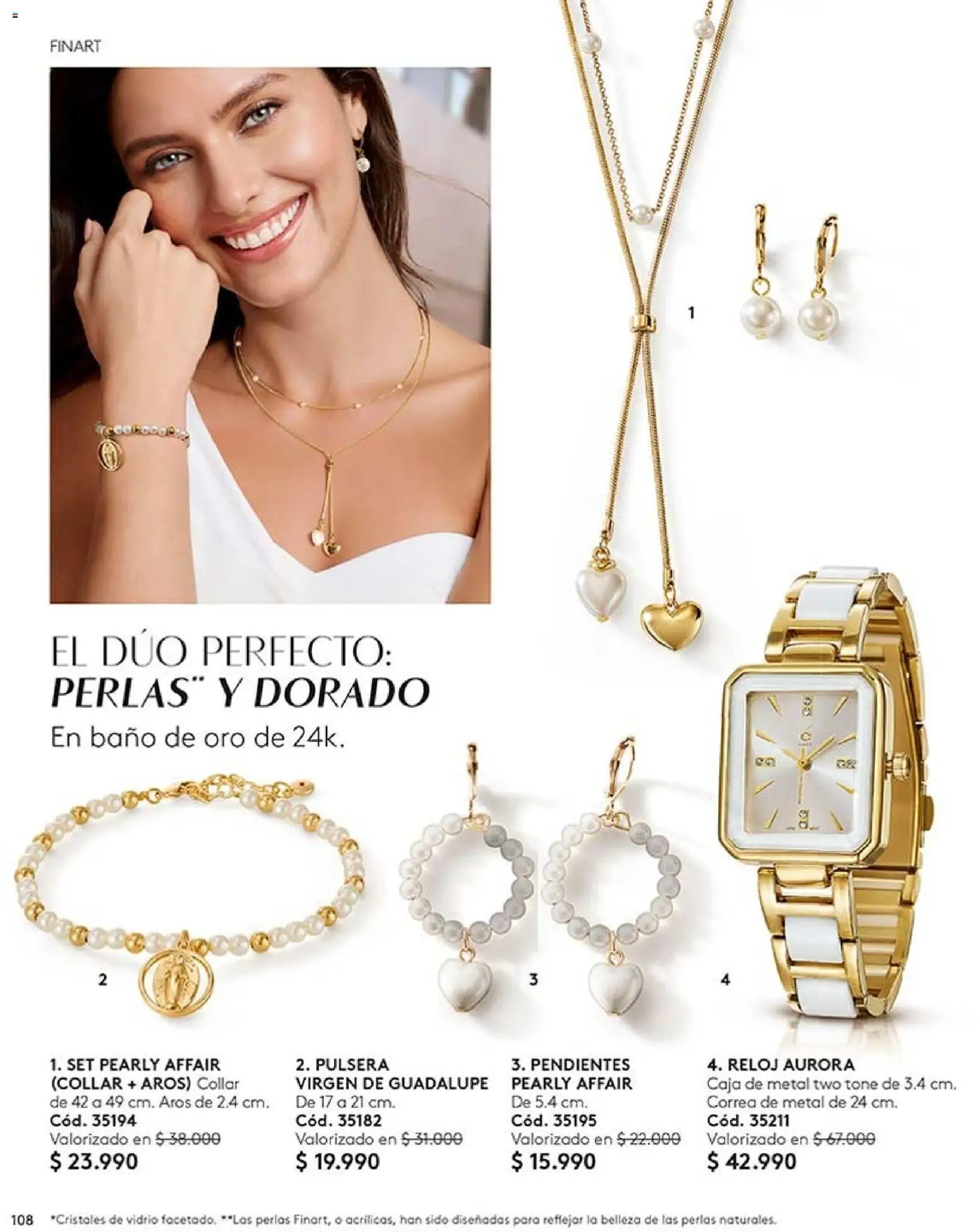 Catálogo Ésika Campaña 13 │ válido desde el 26.07.2026 | Página: 108 | Productos: Baño, Collar, Aros, Reloj