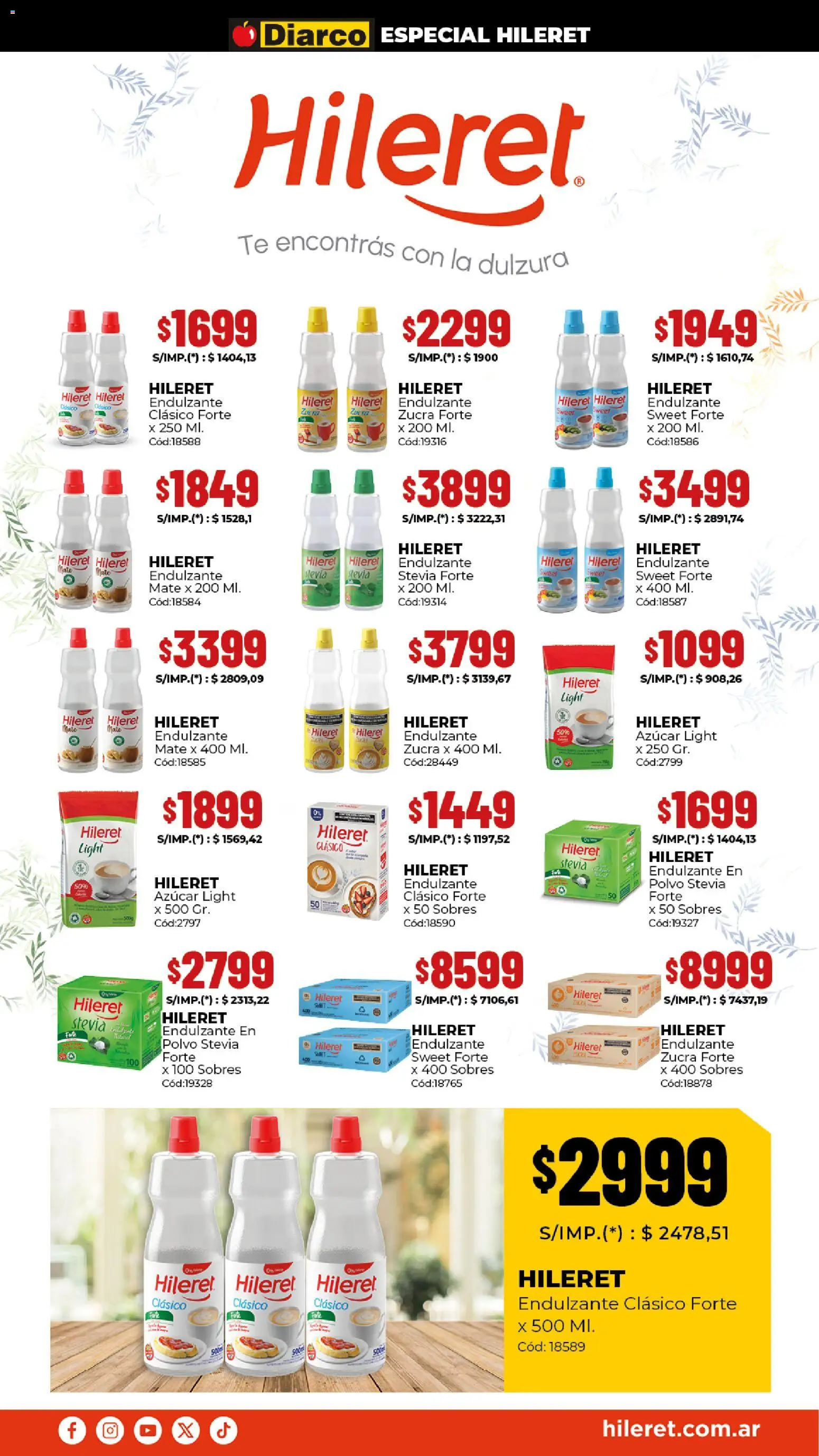 Diarco ofertas │ válido desde el 25.05.2026 | Página: 5 | Productos: Mate, Azucar, Polvo, Té