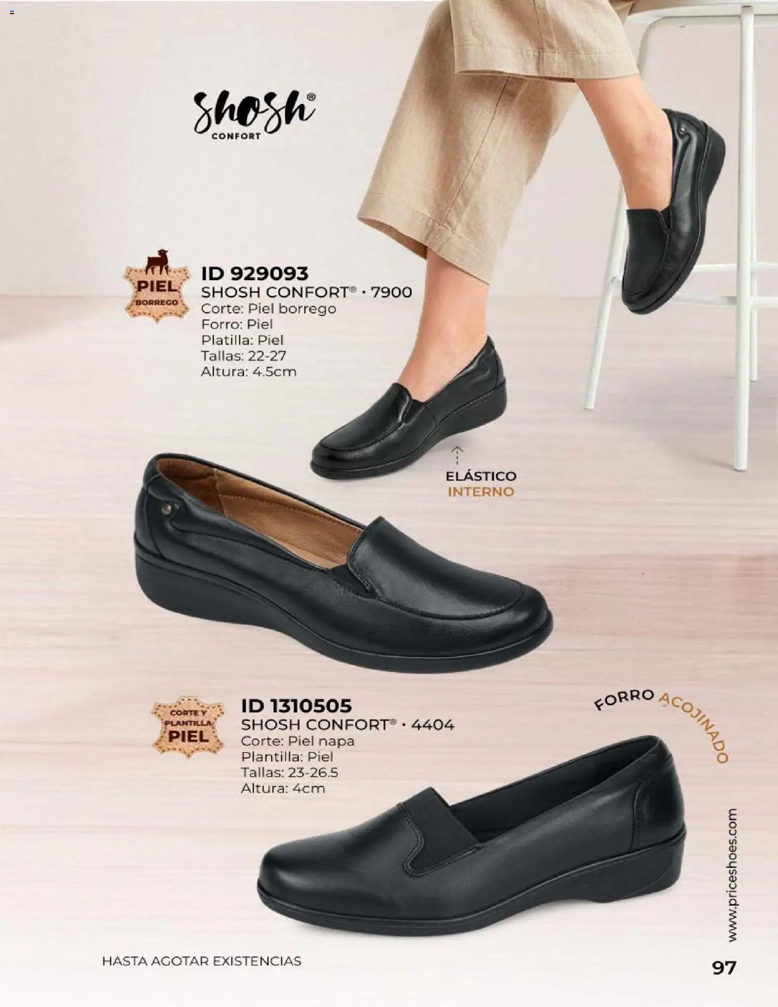 Nuevas ofertas de Price Shoes válidas en toda la República Mexicana desde el 24/08/2026. ¡Encuentra las mejores ofertas en Price Shoes catálogo Confort! | Página: 97