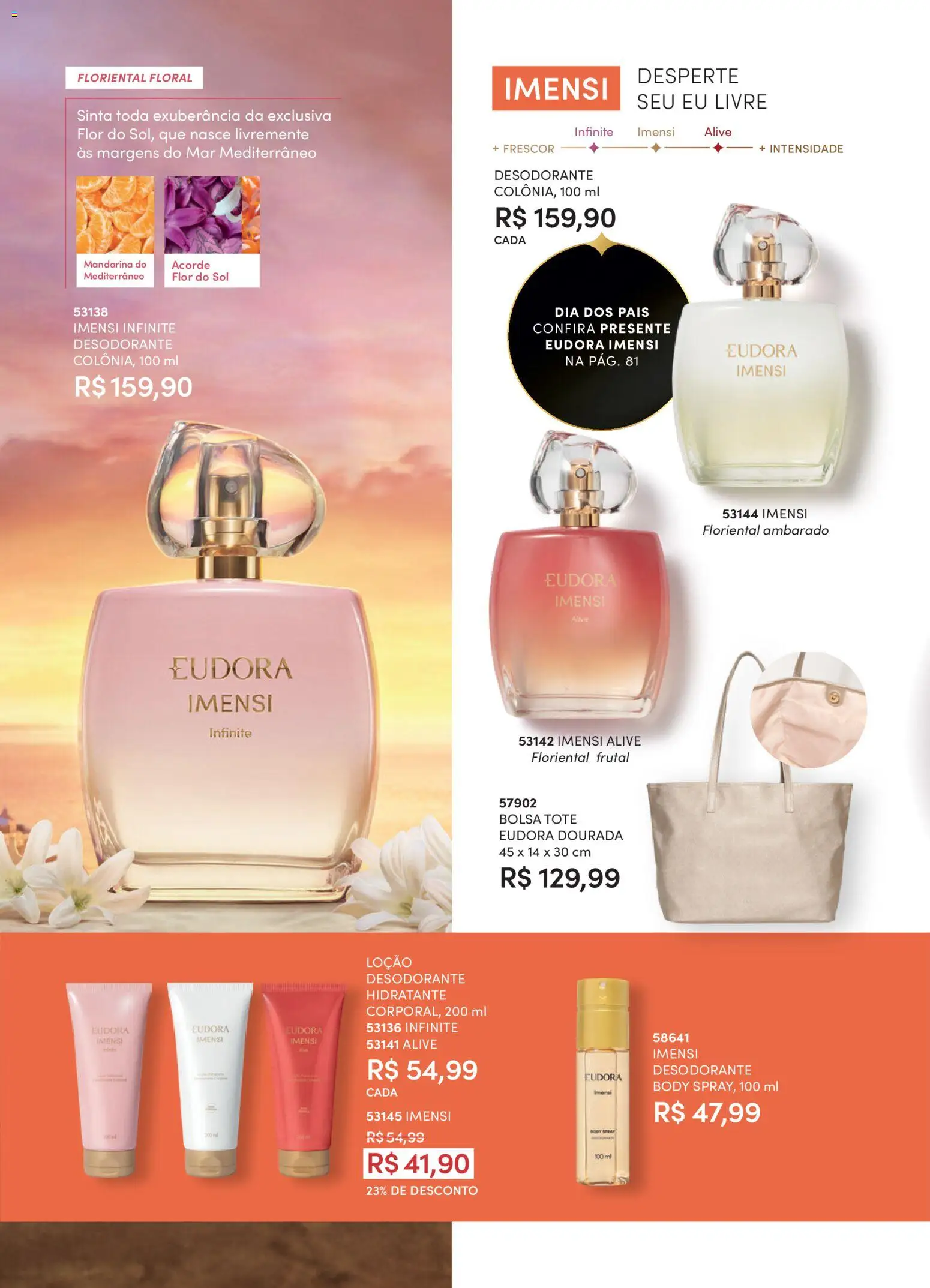 Eudora Folheto - válido de 15/07/2026 | Página: 69 | Produtos: Desodorante, Body, Bolsa