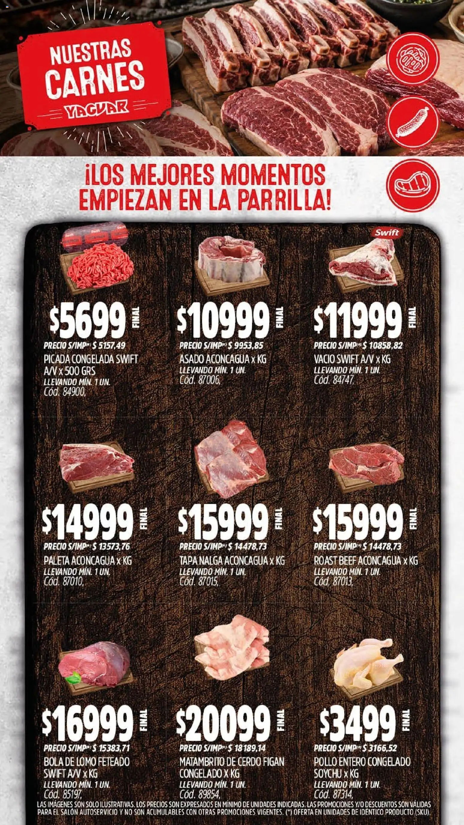 Yaguar - Oferta Semanal Santa Fé │ válido desde el 28/09/2026 | Página: 7 | Productos: Pollo entero, Parrilla, Pollo, Paleta