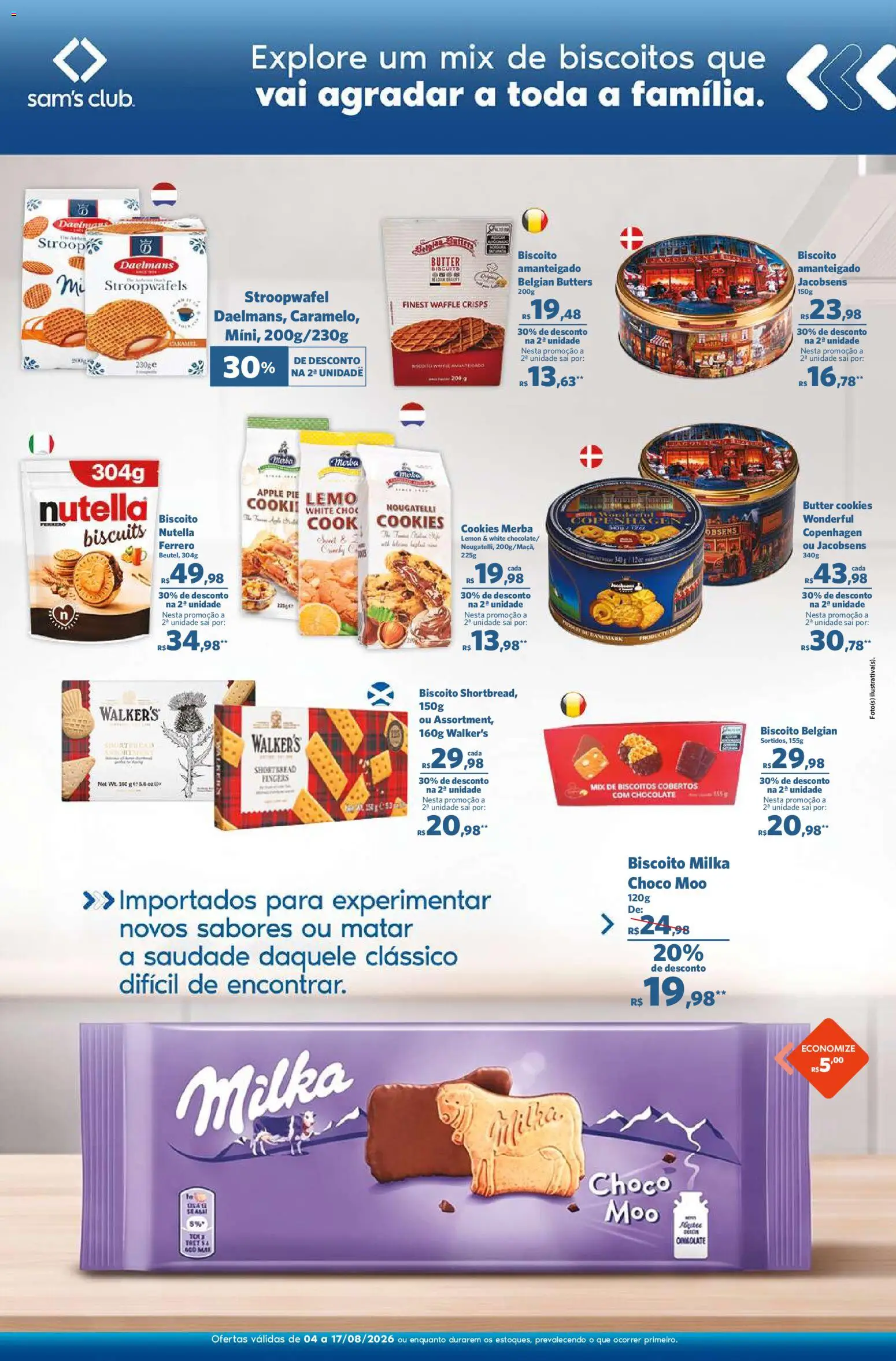 Sam's Club Folheto - válido de 04/08/2026 | Página: 9 | Produtos: Biscoito, Chocolate, Biscoitos, Cookies