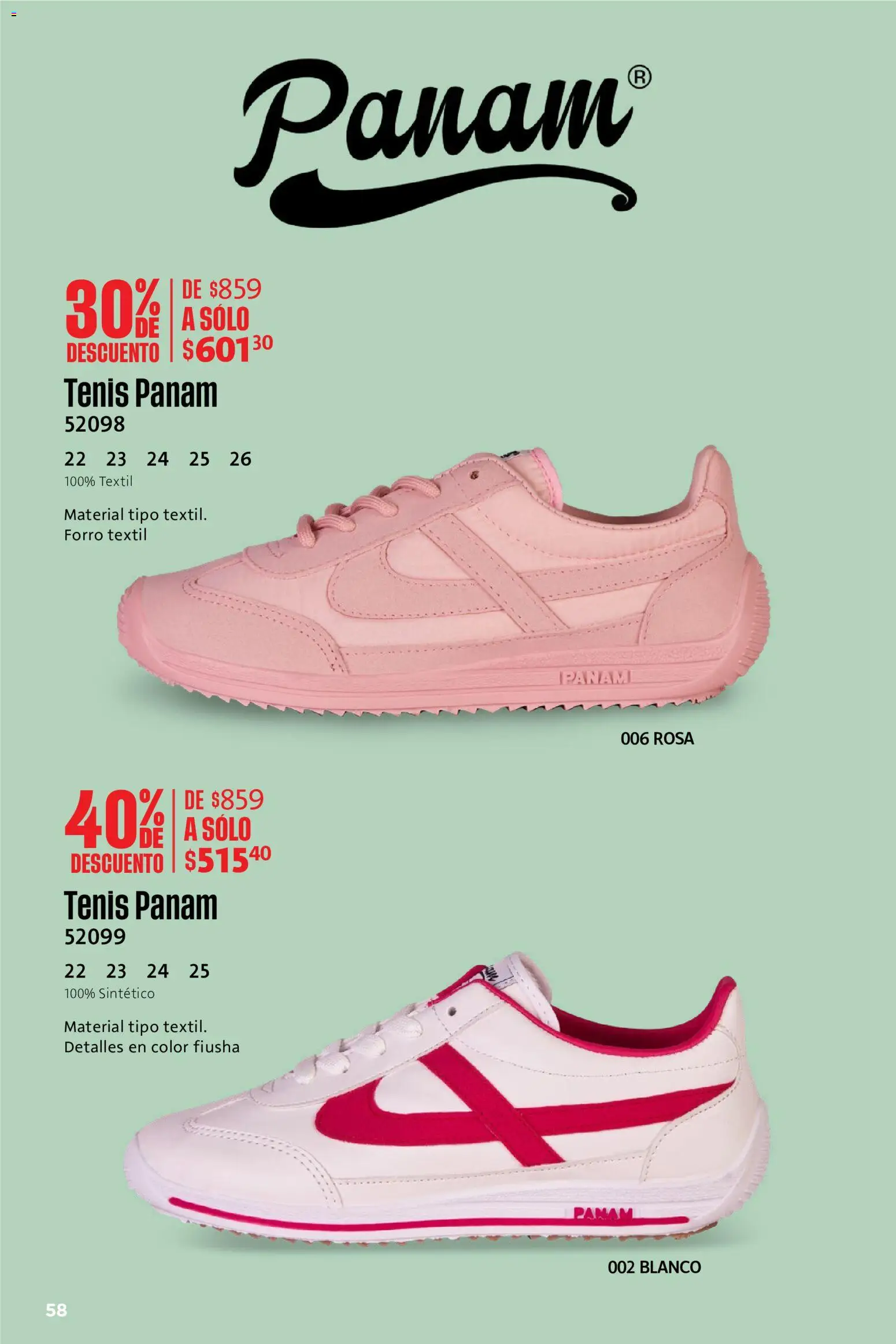 Nuevas ofertas de Ilusión válidas en toda la República Mexicana desde el 01.06.2026. ¡Encuentra las mejores ofertas en Ilusión catálogo Rebajas de Verano! | Página: 58 | Productos: Tenis