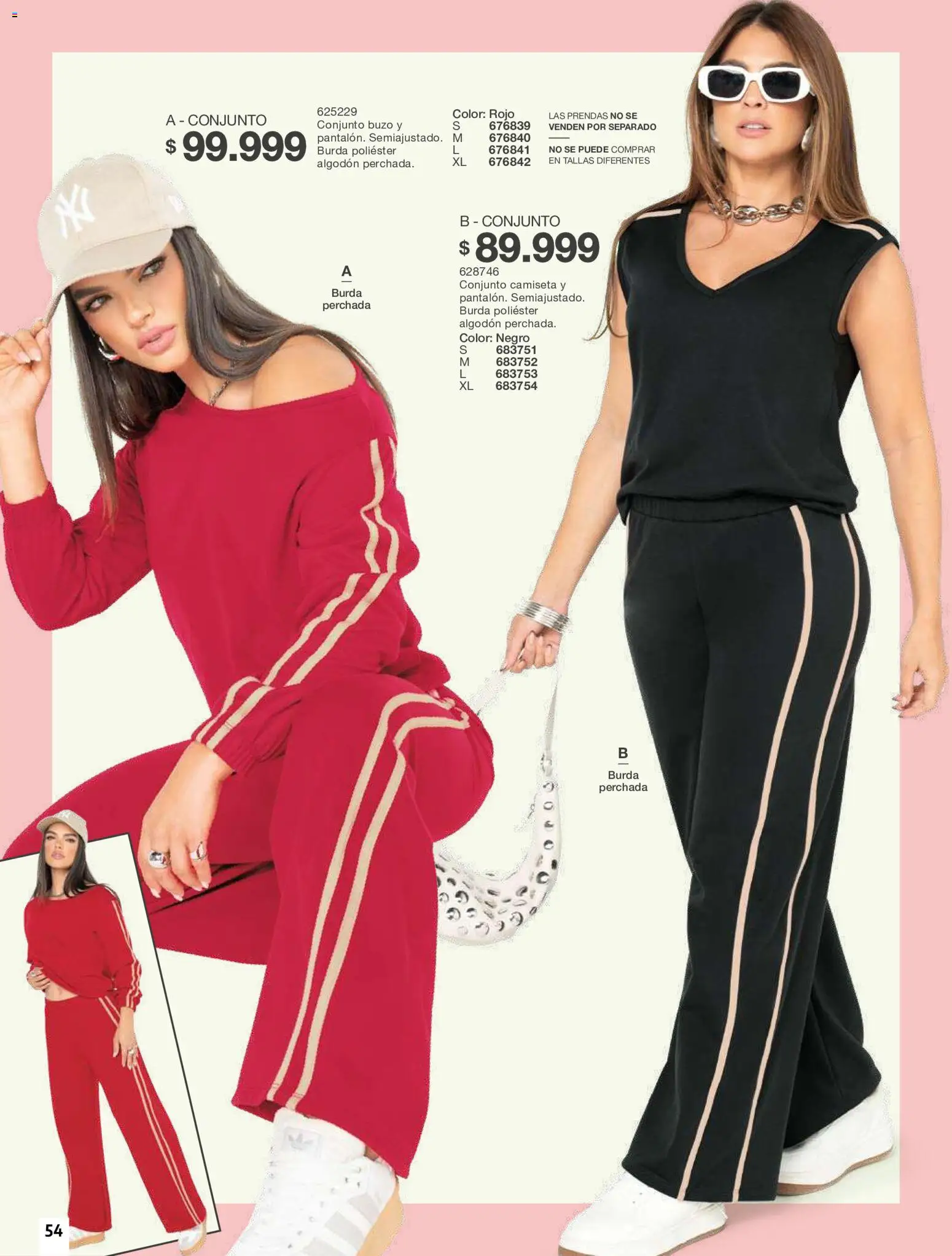 Carmel revista - valida desde el 01/07/2026 | Página: 54 | Productos: Algodón, Buzo, Camiseta, Conjunto